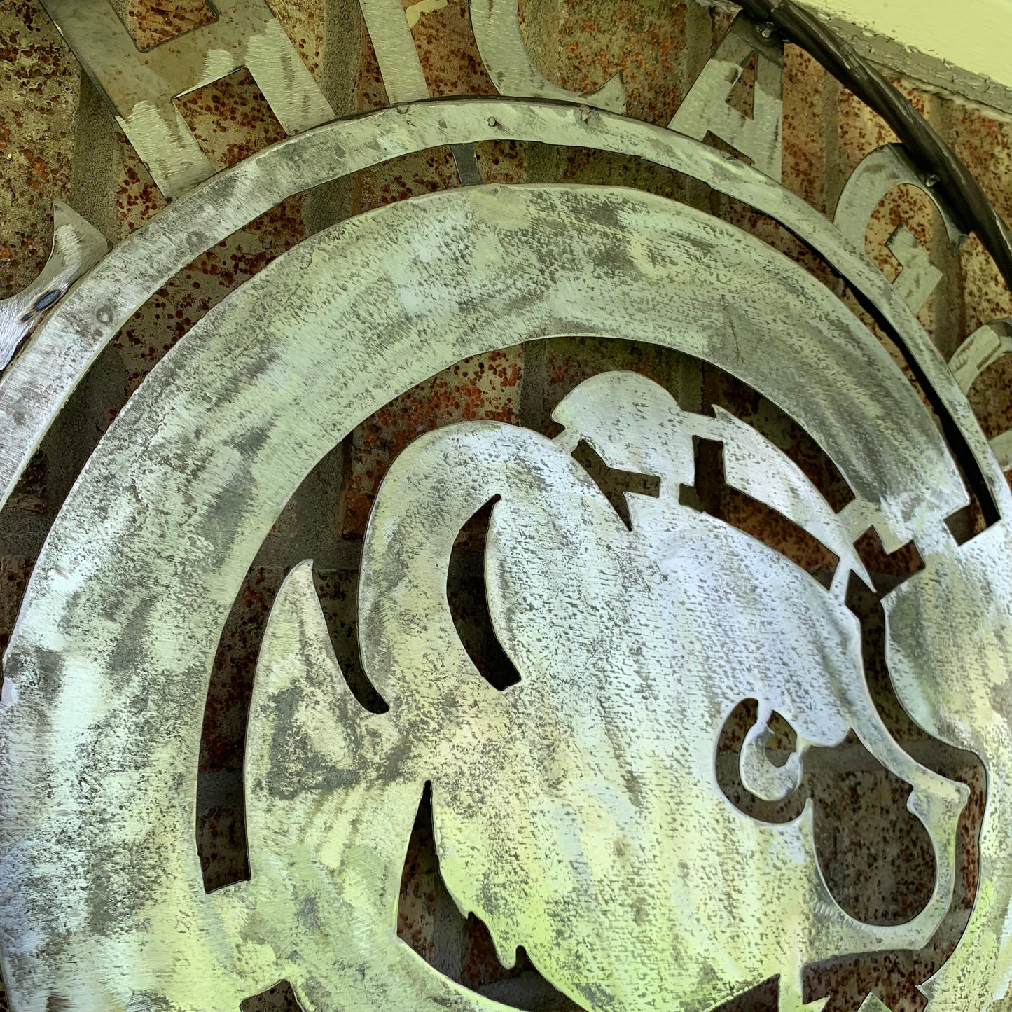 12", 18", 24", 32" CHICAGO CUBS CUSTOM RAW METAL VINTAGE CRAFT TEAM SPORTS SIGN HANDMADE
