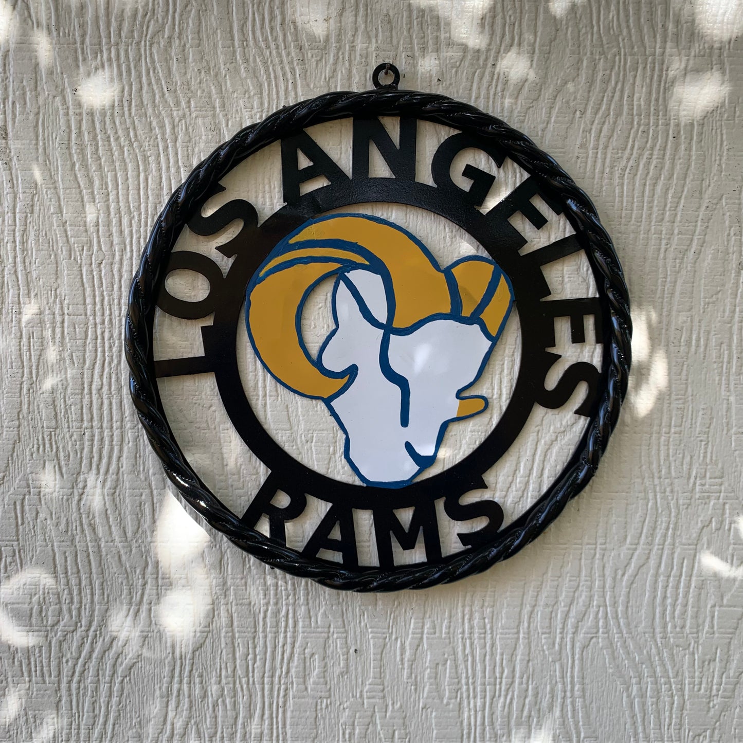 12", 18", 24", 32" LOS ANGES RAMS METAL CUSTOM VINTAGE CRAFT WALL ART TEAM SIGN HANDMADE