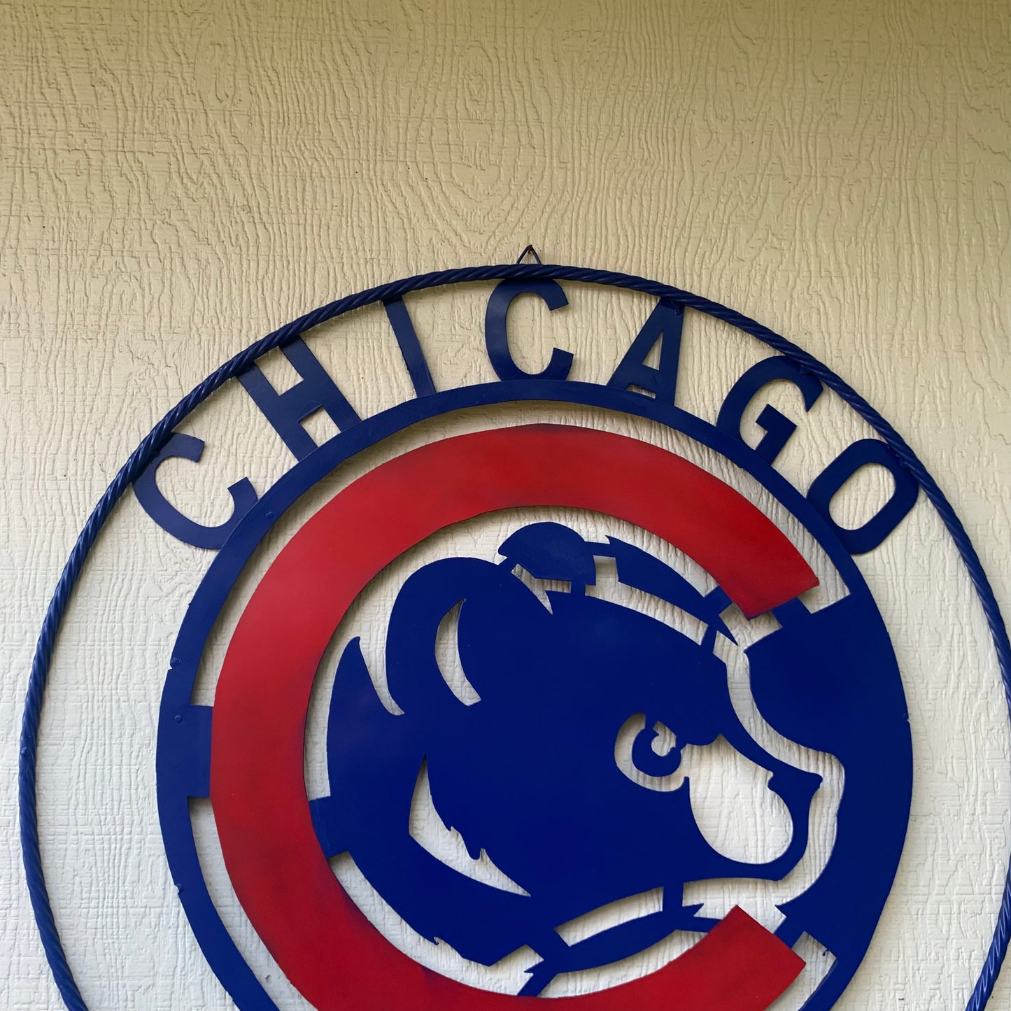 12", 18", 24", 32" CHICAGO CUBS CUSTOM METAL VINTAGE CRAFT TEAM SPORTS SIGN HANDMADE