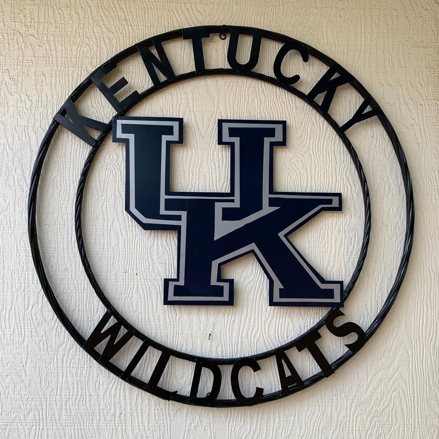 KENTUCKY WILDCATS CUSTOM METAL VINTAGE CRAFT SIGN WESTERN HOME DECOR HANDMADE