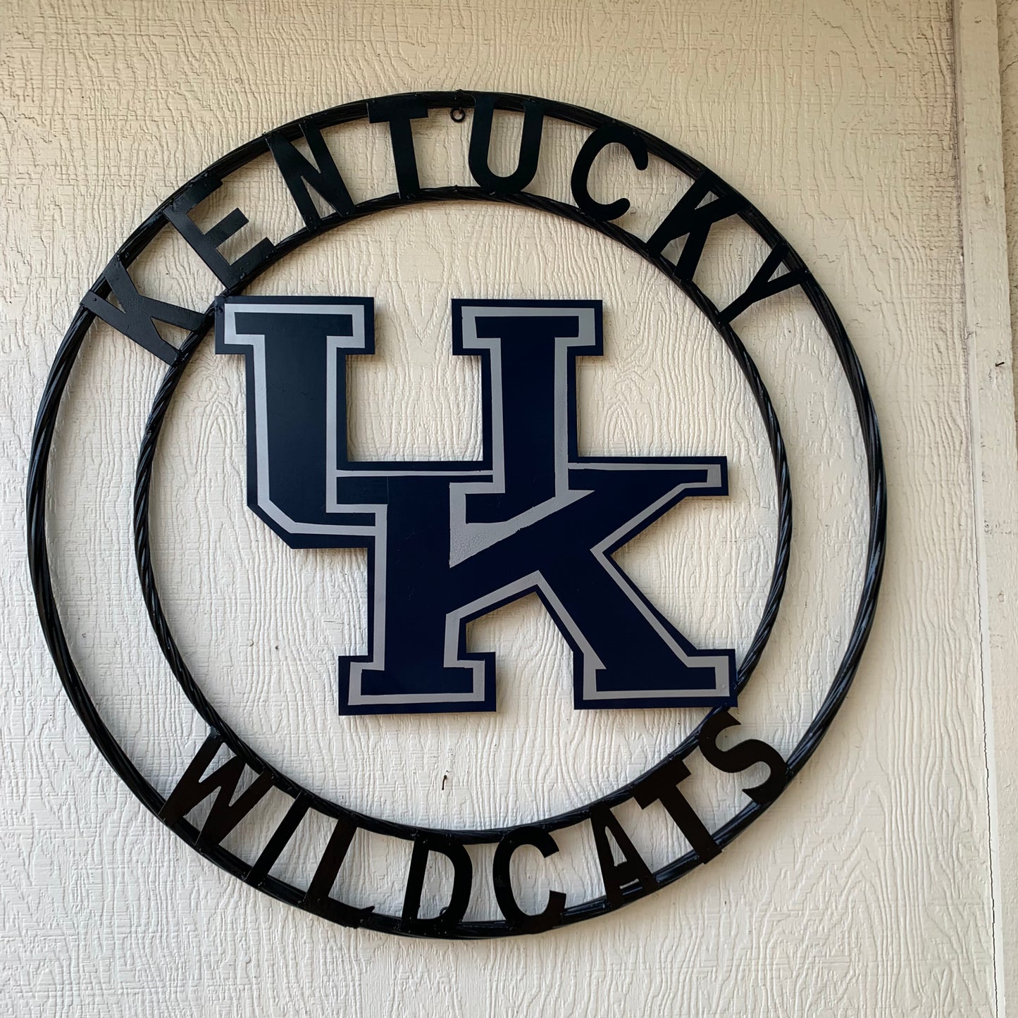 KENTUCKY WILDCATS CUSTOM METAL VINTAGE CRAFT SIGN WESTERN HOME DECOR HANDMADE