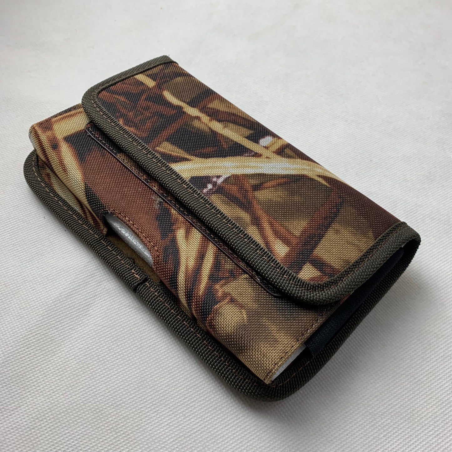 7" LUXMO WIRELESS XL MEGA EXTRA LARGE HORIZONTAL CAMO RUGGED POUCH VELCO CLOSURE  &  BELT LOOP CLIP HOLSTER CELL PHONE CASE UNIVERSAL OVERSIZE