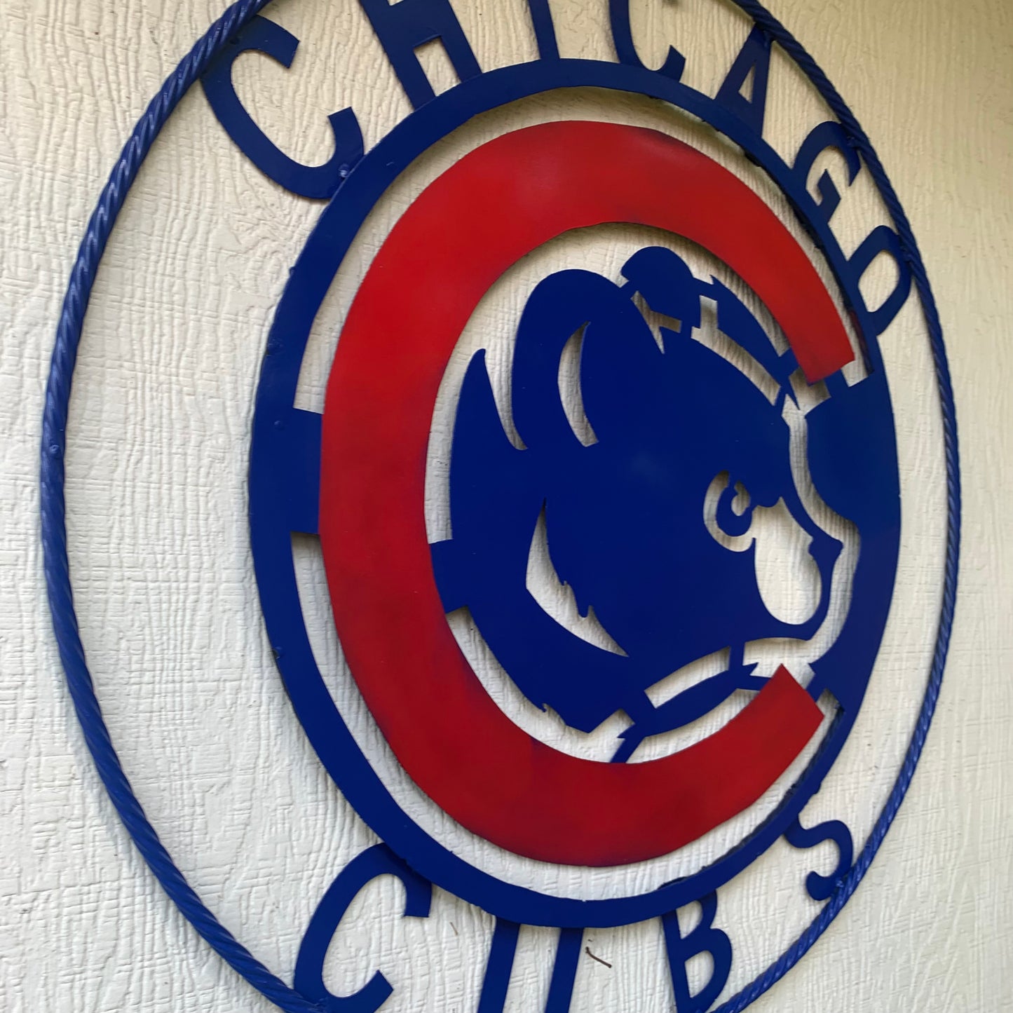 12", 18", 24", 32" CHICAGO CUBS CUSTOM METAL VINTAGE CRAFT TEAM SPORTS SIGN HANDMADE