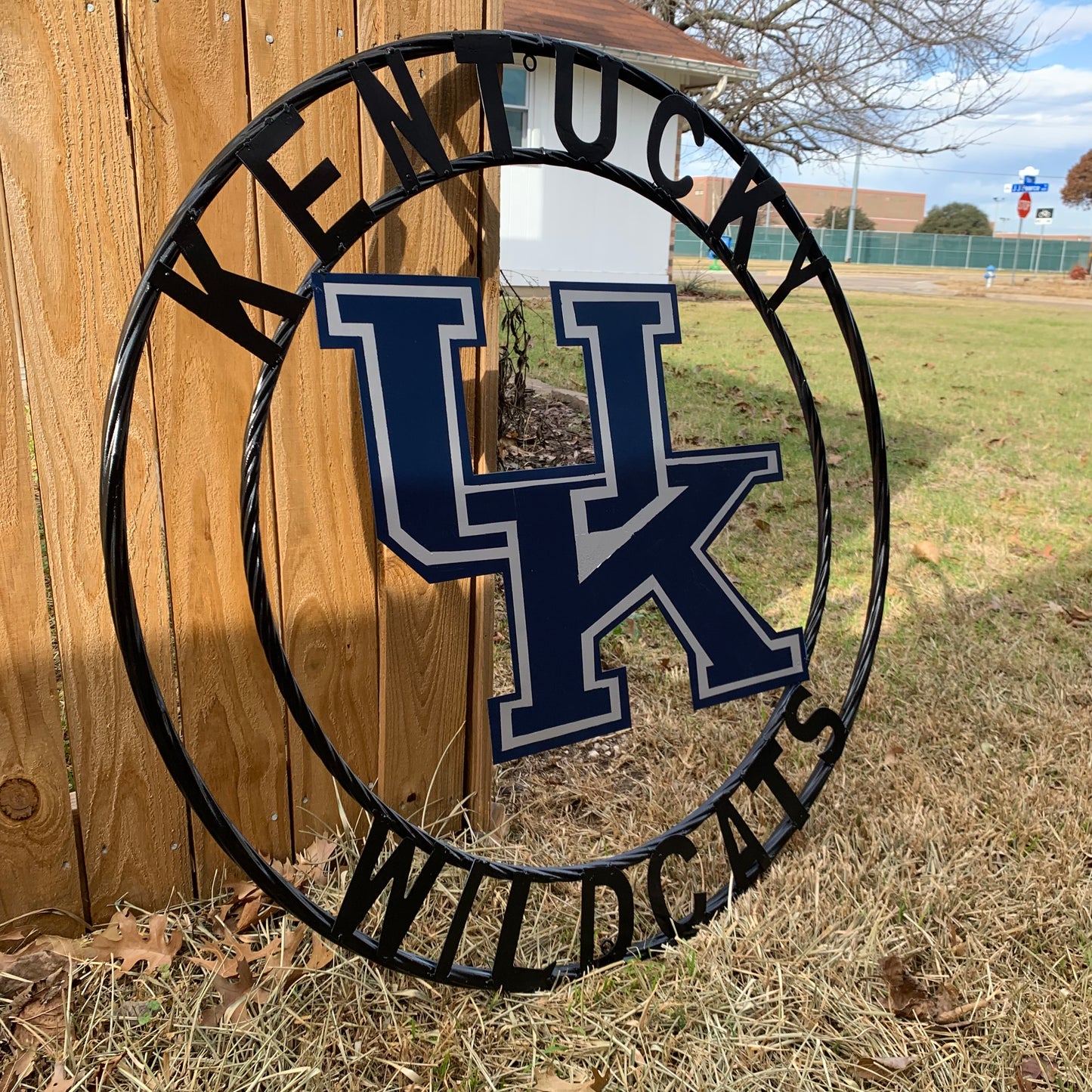 KENTUCKY WILDCATS CUSTOM METAL VINTAGE CRAFT SIGN WESTERN HOME DECOR HANDMADE