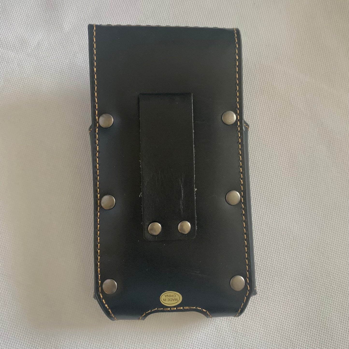 7" LONESTAR BROWN LEATHER POUCH EXTRA LARGE  BELT LOOP HOLSTER CELL PHONE CASE UNIVERSAL OVERSIZE #EH12701--FREE SHIPPING