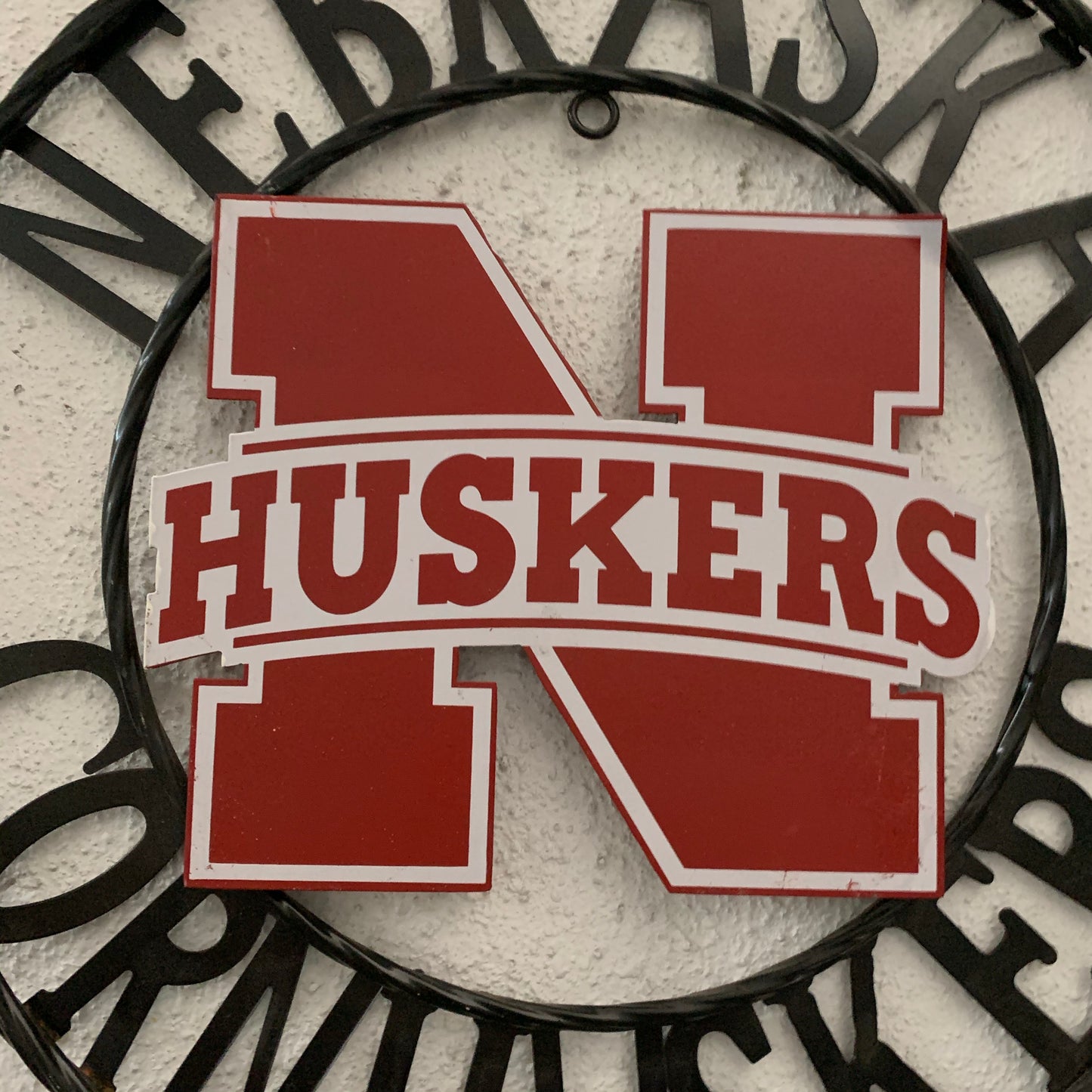 12", 18", 24", 32" NEBRASKA HUSKERS METAL CUSTOM VINTAGE CRAFT TEAM SIGN