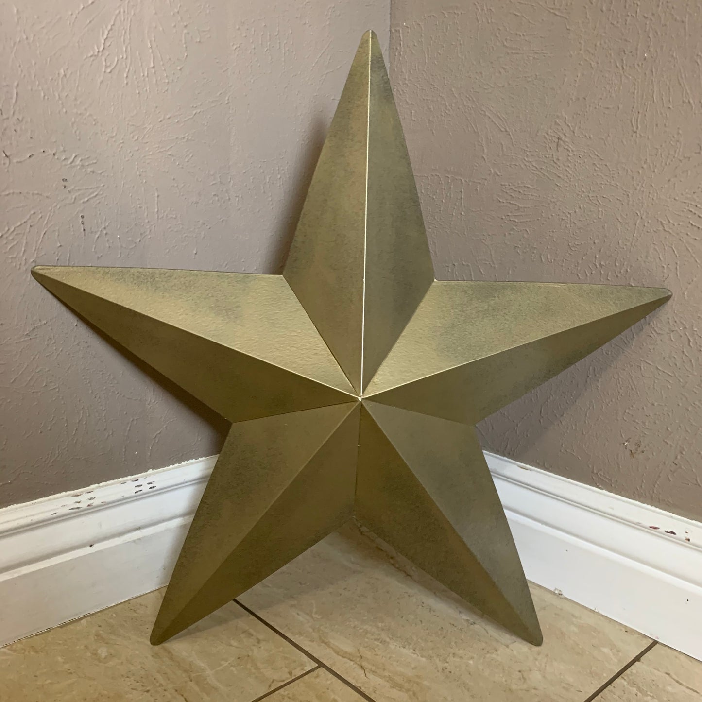 12", 16", 24", 30", 36" RUSTIC GOLD METALLIC BARN METAL STAR WALL ART WESTERN HOME DECOR VINTAGE RUSTIC ART NEW #EH12110