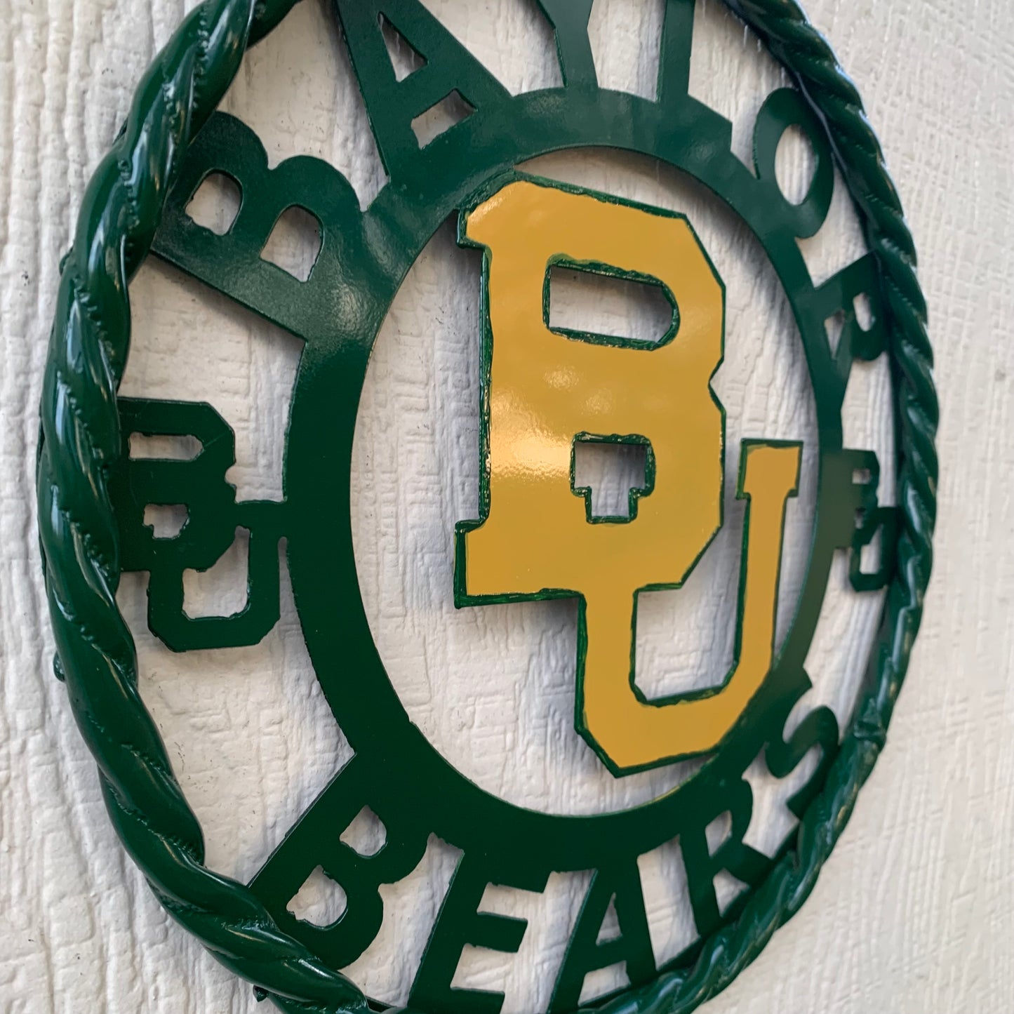 12",18",24",32" BAYLOR BEARS CUSTOM METAL VINTAGE CRAFT SIGN WESTERN HOME DECOR HANDMADE
