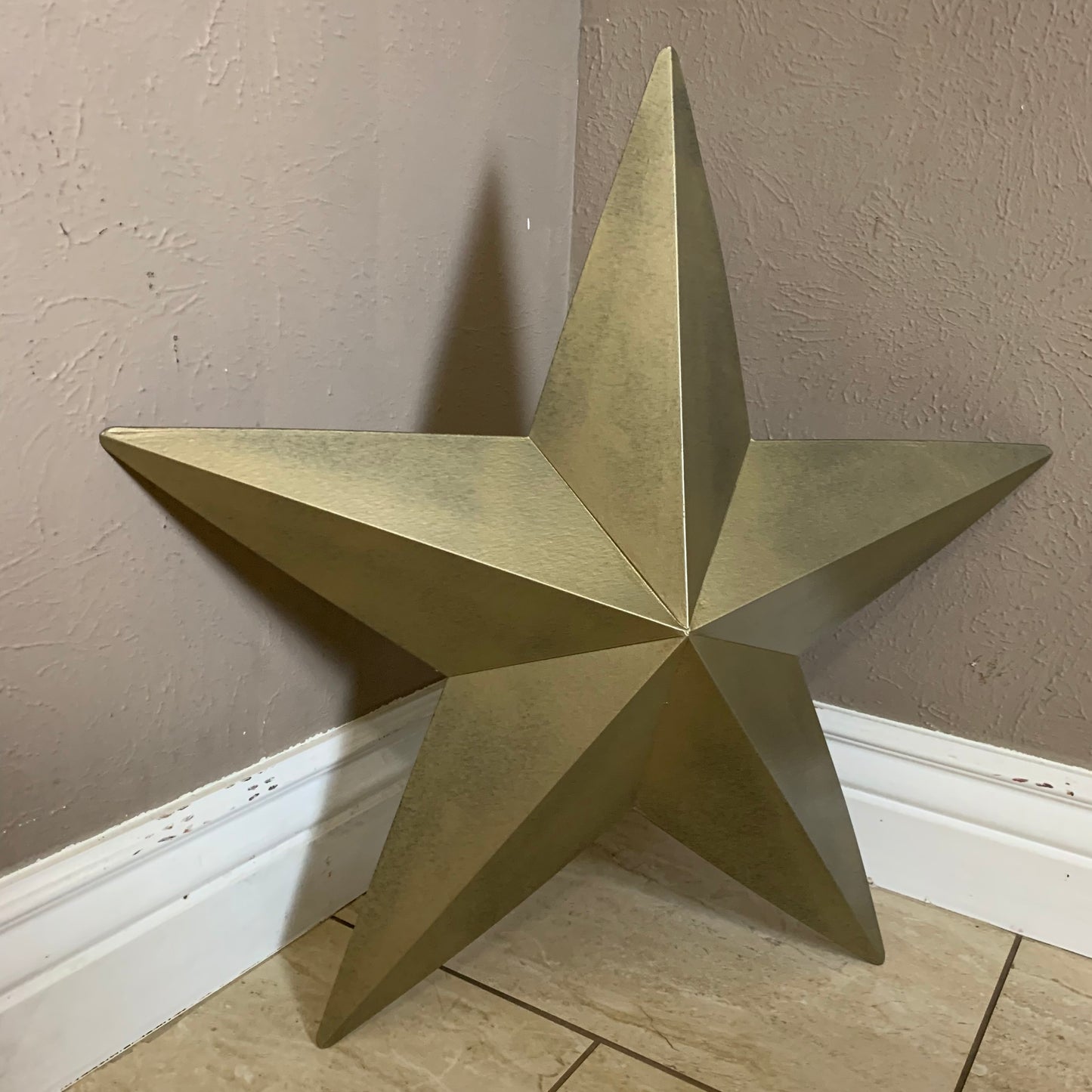 12", 16", 24", 30", 36" RUSTIC GOLD METALLIC BARN METAL STAR WALL ART WESTERN HOME DECOR VINTAGE RUSTIC ART NEW #EH12110