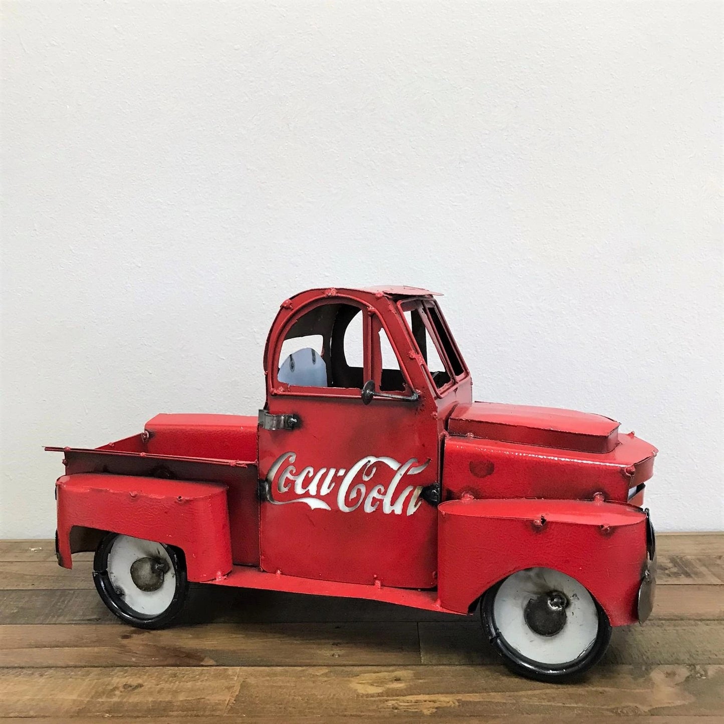 20" MULTI STYLE PICKUP TRUCK METAL GARDEN ART FIGURINE OUTDOOR & INDOOR FARM HOUSE WESTERN HOME DECOR HANDMADE NEW: 20"L X 10"W X 12" H