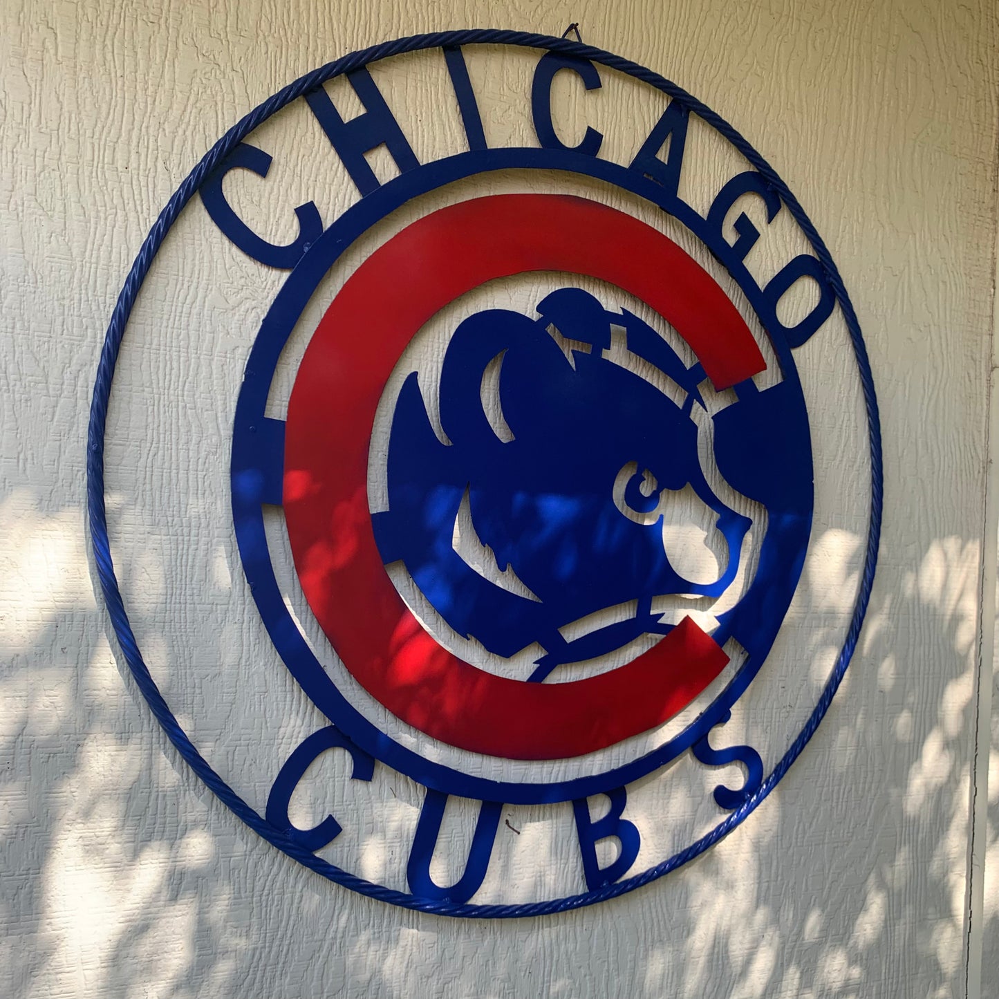 12", 18", 24", 32" CHICAGO CUBS CUSTOM METAL VINTAGE CRAFT TEAM SPORTS SIGN HANDMADE
