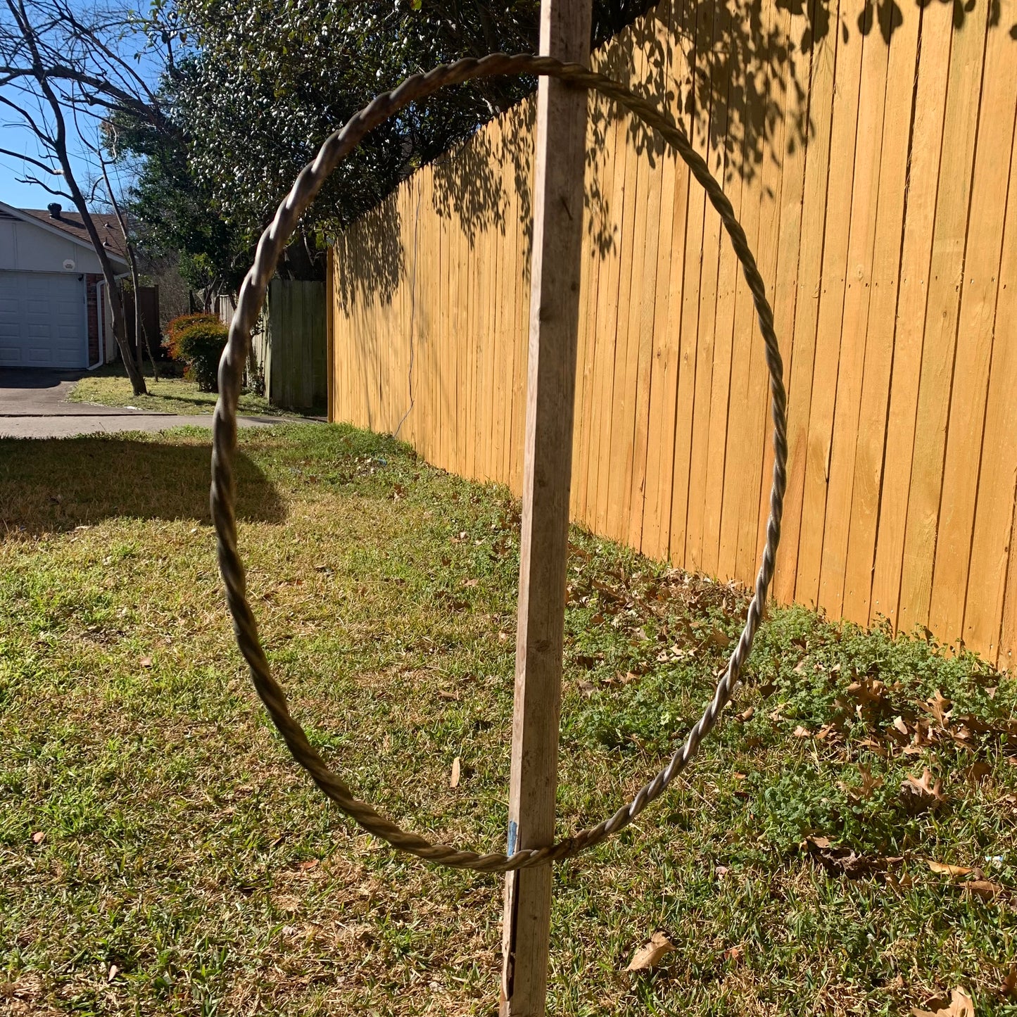 TWISTED RING ONLY METAL WESTERN HOME DECOR HANDMADE CRAFT 18",24",36"