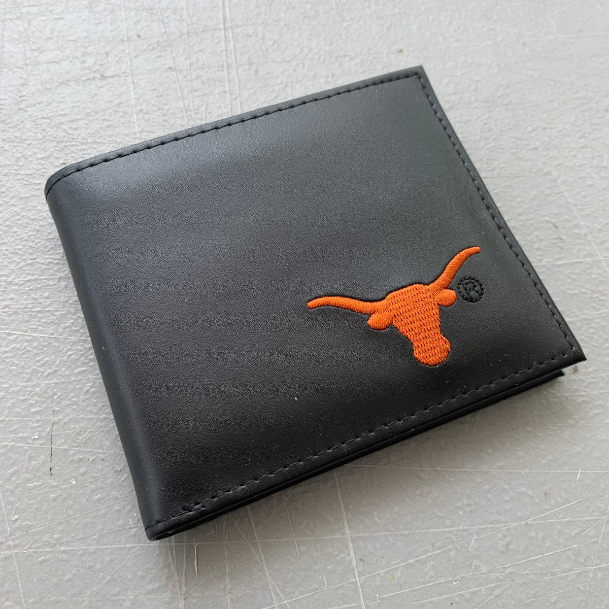 5" TEXAS LONGHORN WALLET LEATHER BIFOLD WALLET NEW