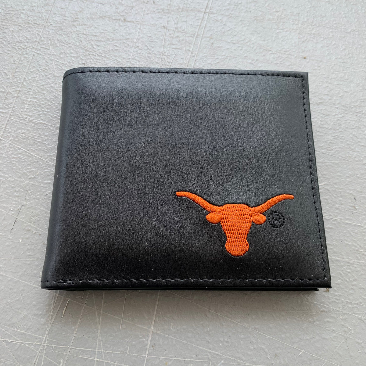 5" TEXAS LONGHORN WALLET LEATHER BIFOLD WALLET NEW
