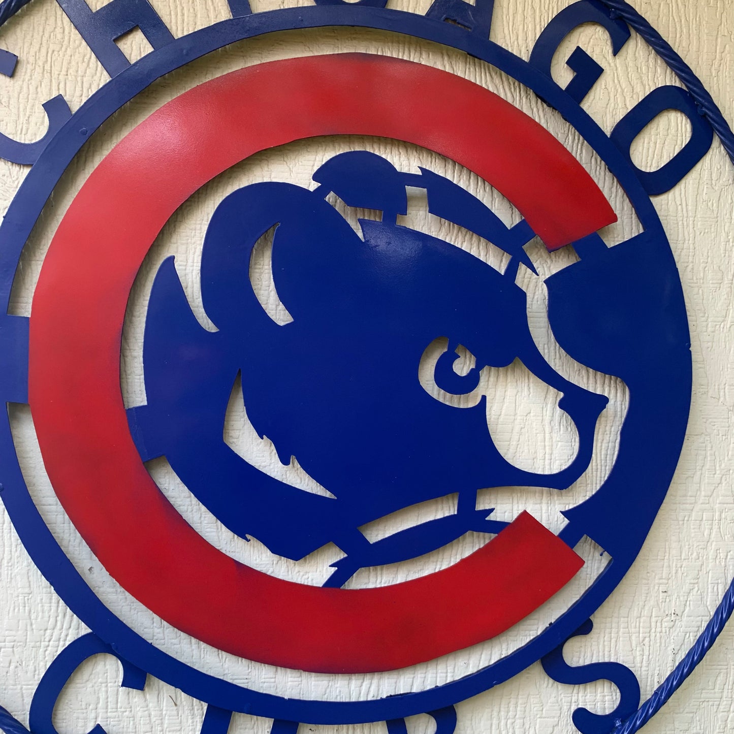 12", 18", 24", 32" CHICAGO CUBS CUSTOM METAL VINTAGE CRAFT TEAM SPORTS SIGN HANDMADE