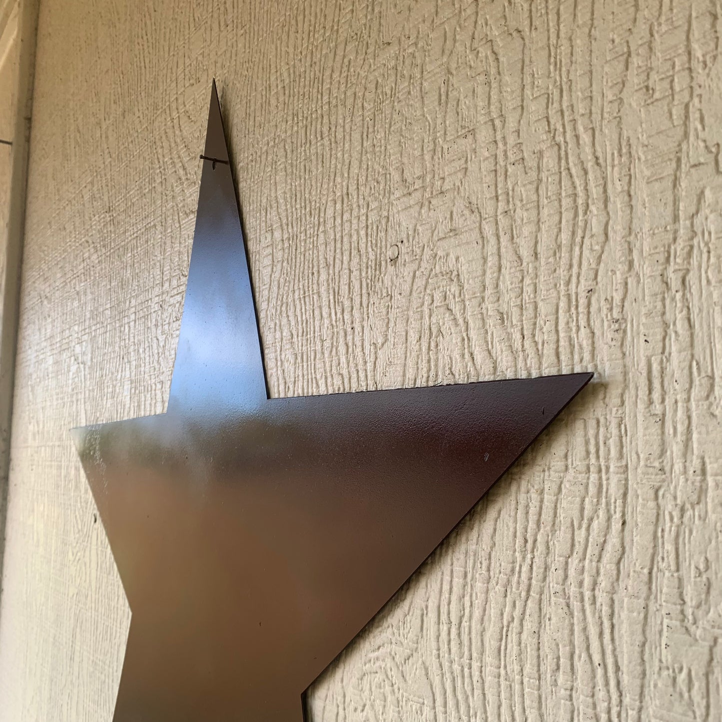 2D FLAT STAR BARN PLAIN LASERCUT METAL BROWN STAR ART WESTERN HOME DECOR HANDMADE #EH12822