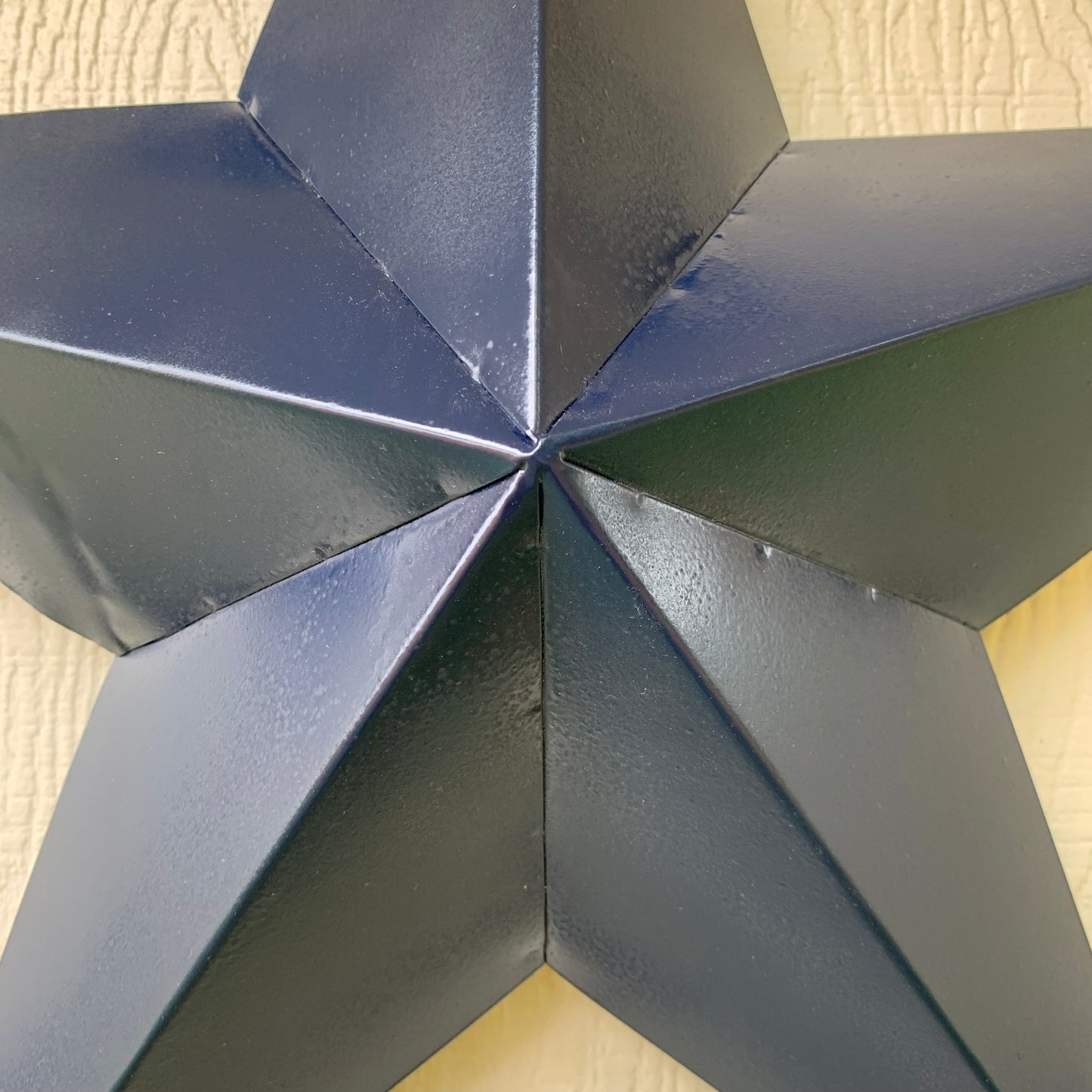 GOD BLESS AMERICA NAVY BLUE METAL BARN STAR RING ART WESTERN HOME DECOR NEW-#EH10131