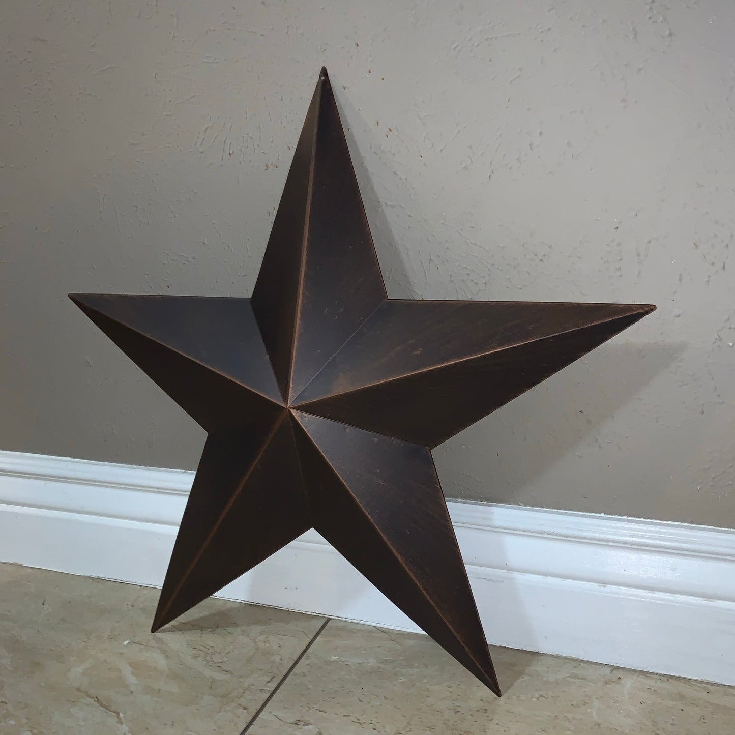 12",16",22",24",30",36" RUSTIC BRONZE BARN STAR 5 POINT METAL STAR OF DAVID WESTERN HOME DECOR HANDMADE NEW 3" TO 36"-#EH10044