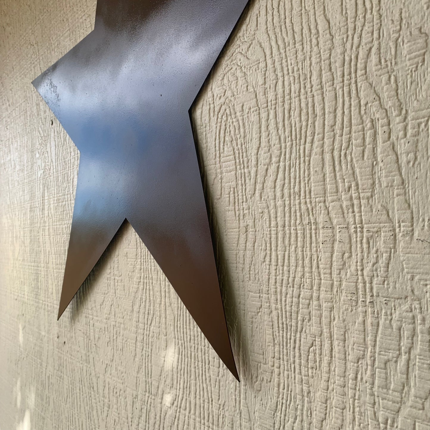 2D FLAT STAR BARN PLAIN LASERCUT METAL BROWN STAR ART WESTERN HOME DECOR HANDMADE #EH12822
