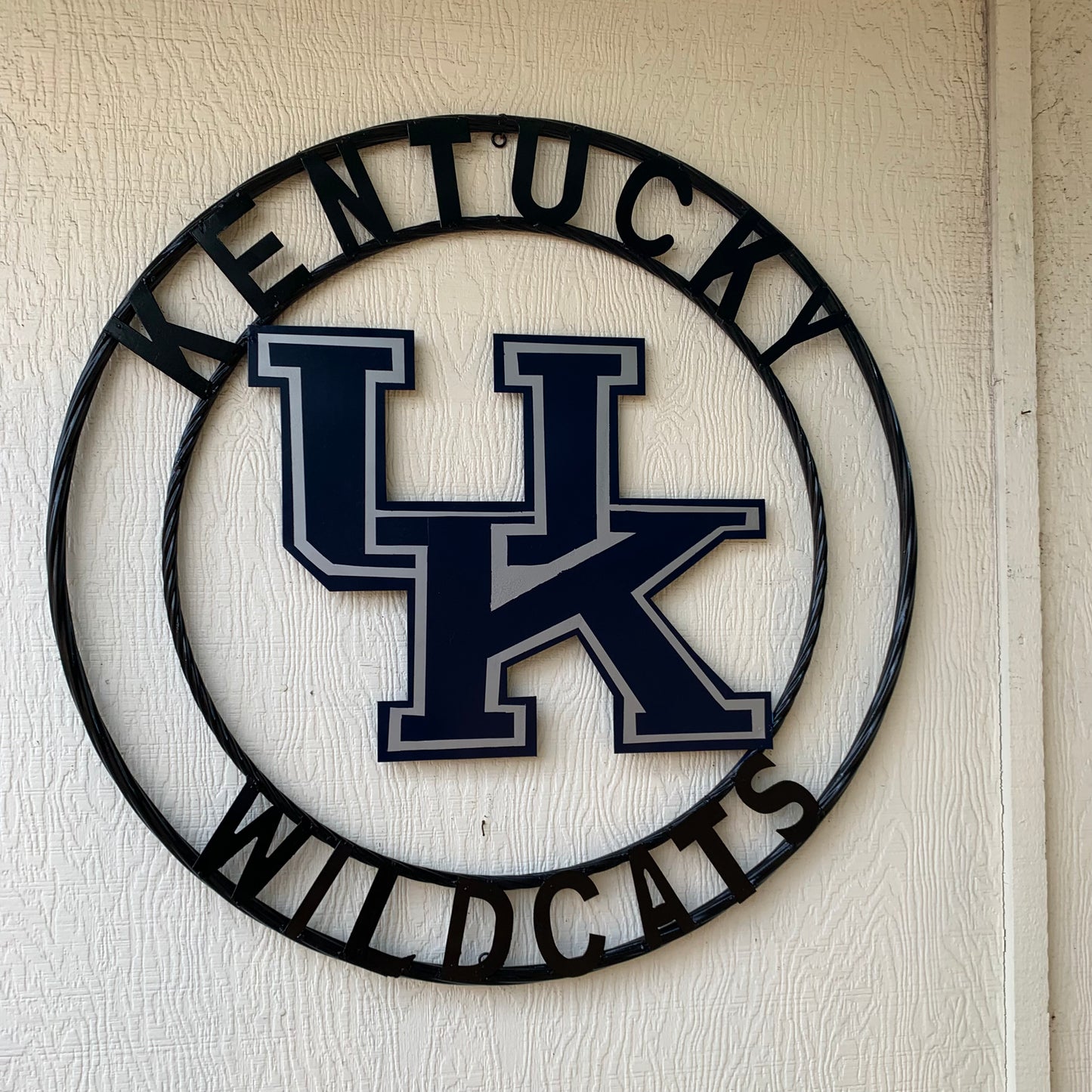 KENTUCKY WILDCATS CUSTOM METAL VINTAGE CRAFT SIGN WESTERN HOME DECOR HANDMADE