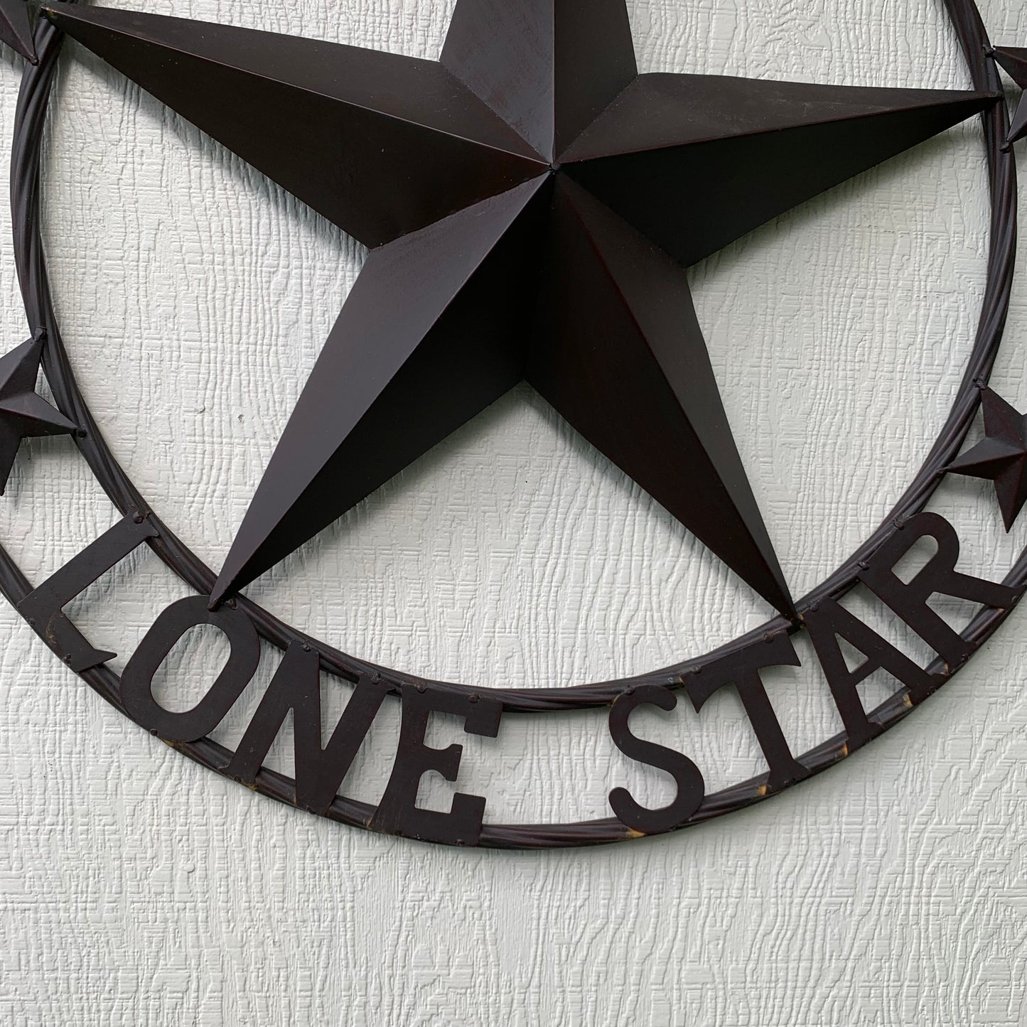 TEXAS LONESTAR METAL ART WESTERN HOME WALL DECOR RUSTIC VINTAGE BROWN NEW, SIZE:24",32",36",40",42",44",46",50"