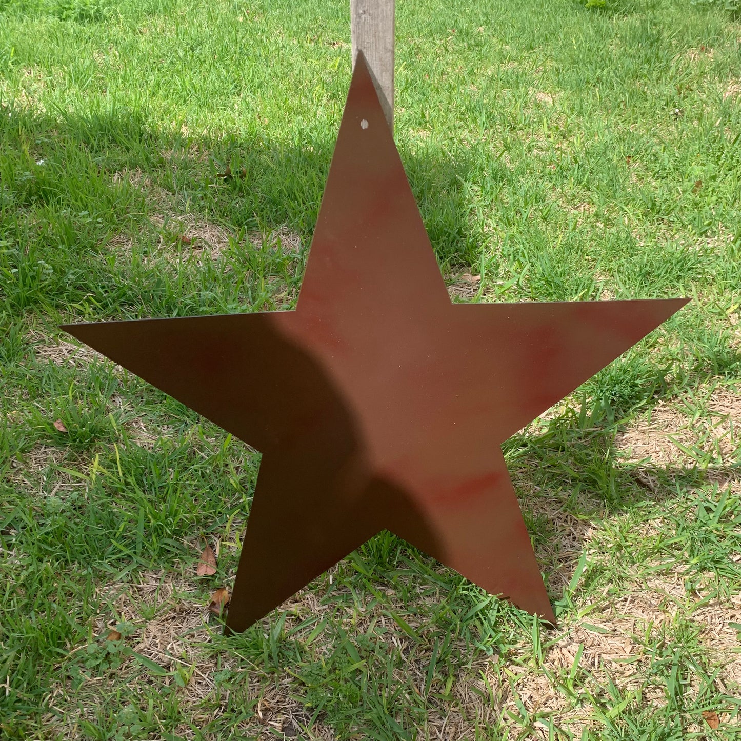 2D FLAT STAR BARN PLAIN LASERCUT METAL BROWN STAR ART WESTERN HOME DECOR HANDMADE #EH12822