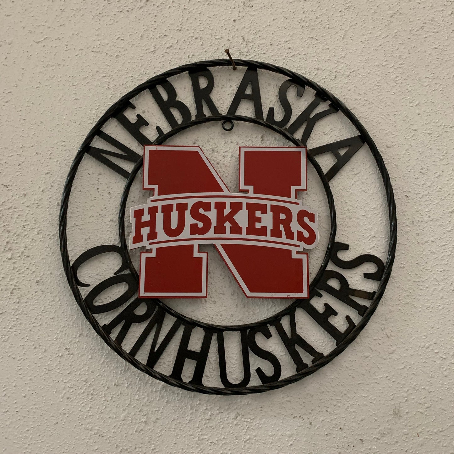 12", 18", 24", 32" NEBRASKA HUSKERS METAL CUSTOM VINTAGE CRAFT TEAM SIGN