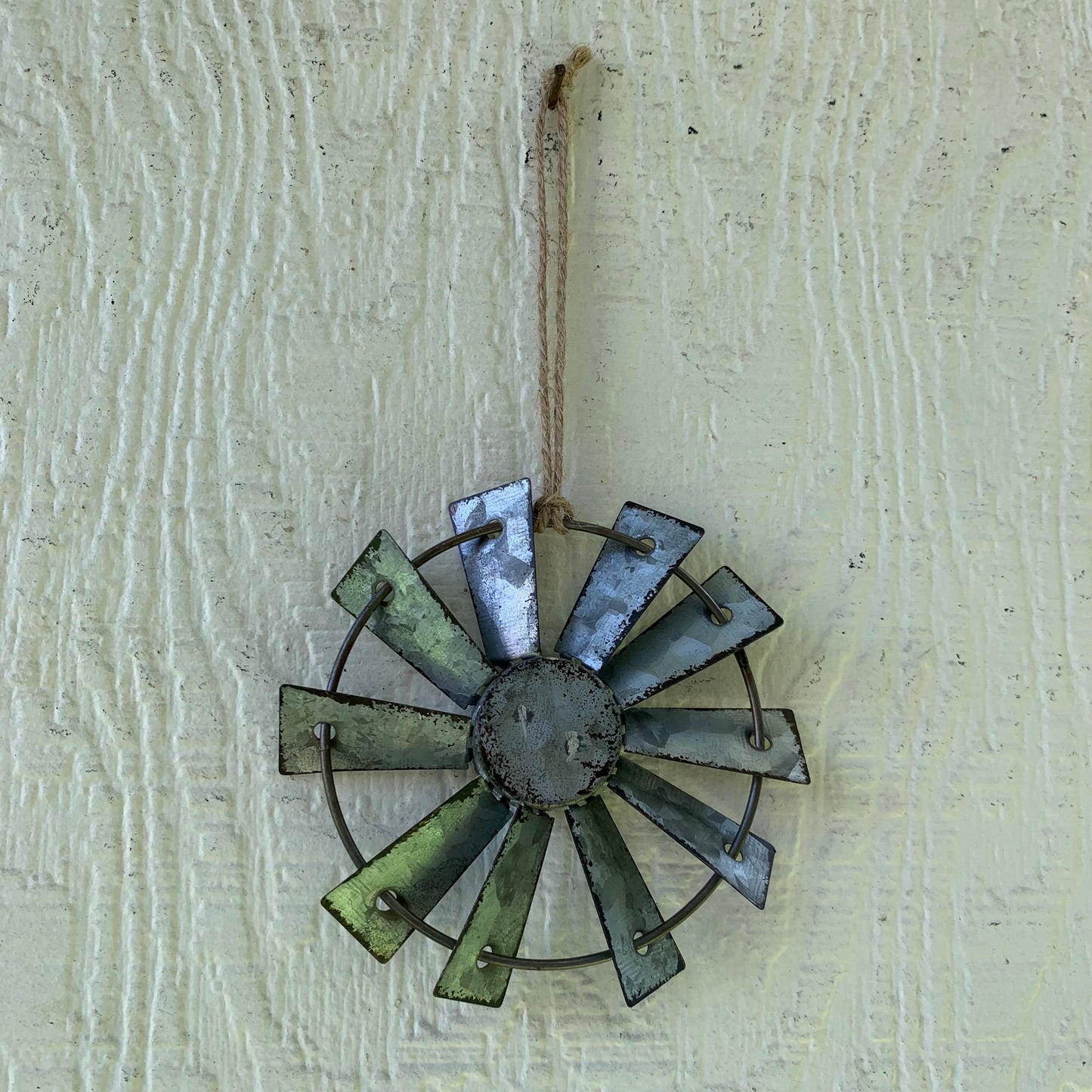 4" WINDMILL ORNAMENT FARMHOUSE METAL ART WESTERN HOME DECOR #EH12169 --FREE SHIPPING