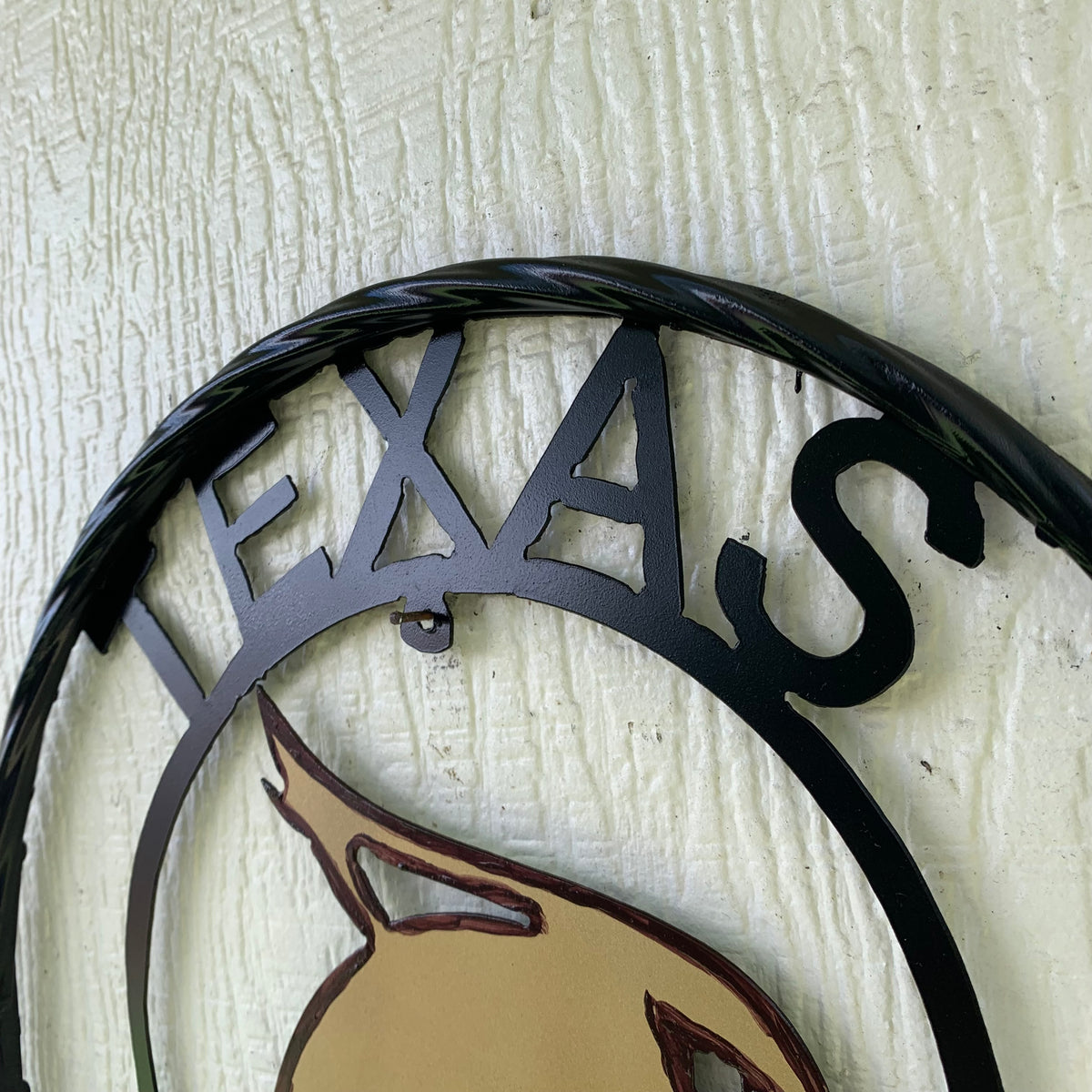 12" TEXAS BOBCATS CUSTOM METAL VINTAGE CRAFT SIGN TEAM WESTERN HOME DECOR HANDMADE