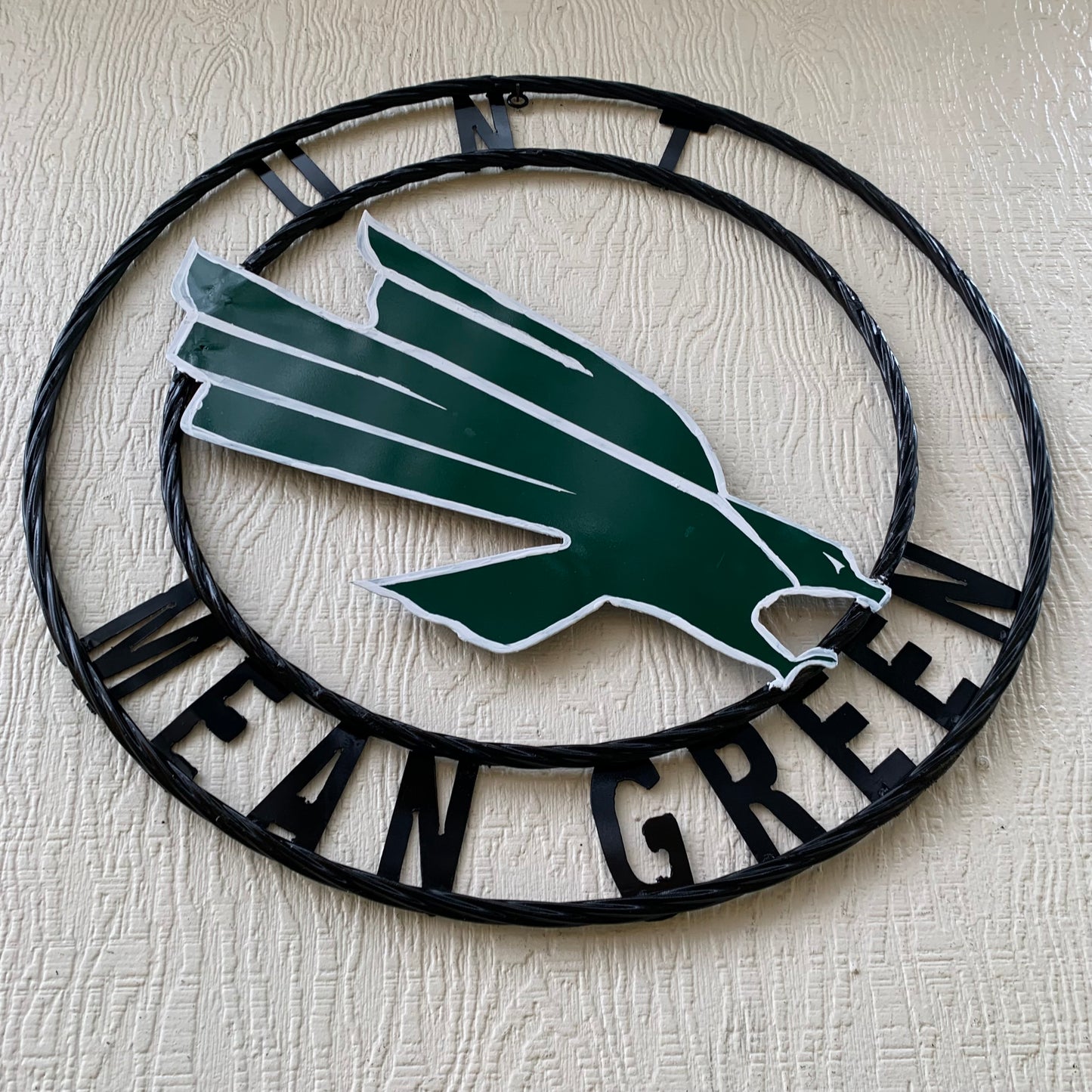 12",18",24",32",36" UNT MEAN GREEN CUSTOM METAL VINTAGE CRAFT SIGN TEAM HANDMADE