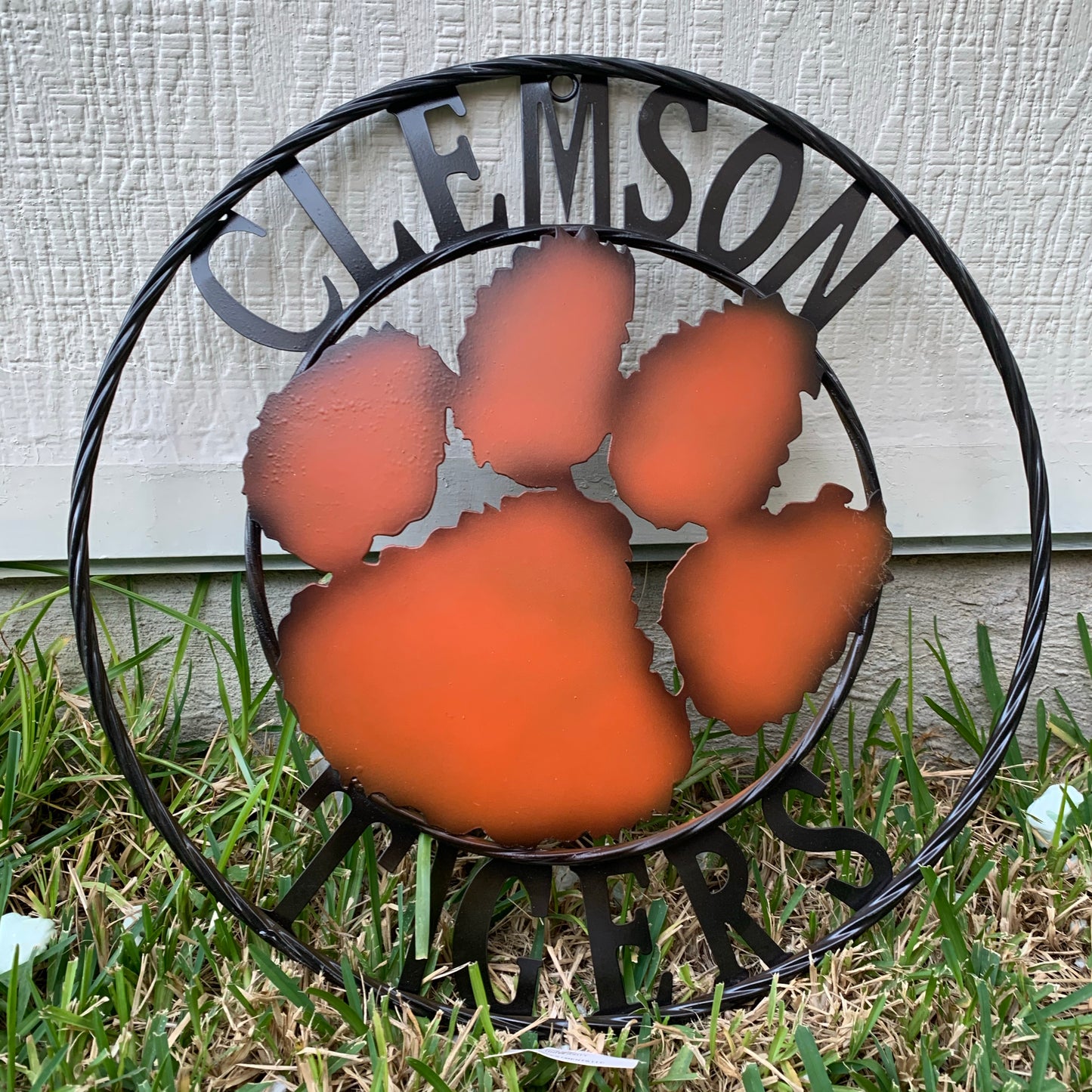 CLEMSON TIGERS CUSTOM METAL VINTAGE CRAFT SIGN WALL ART TEAM SIGN HANDMADE STYLE#1 12", 18", 24", 32"