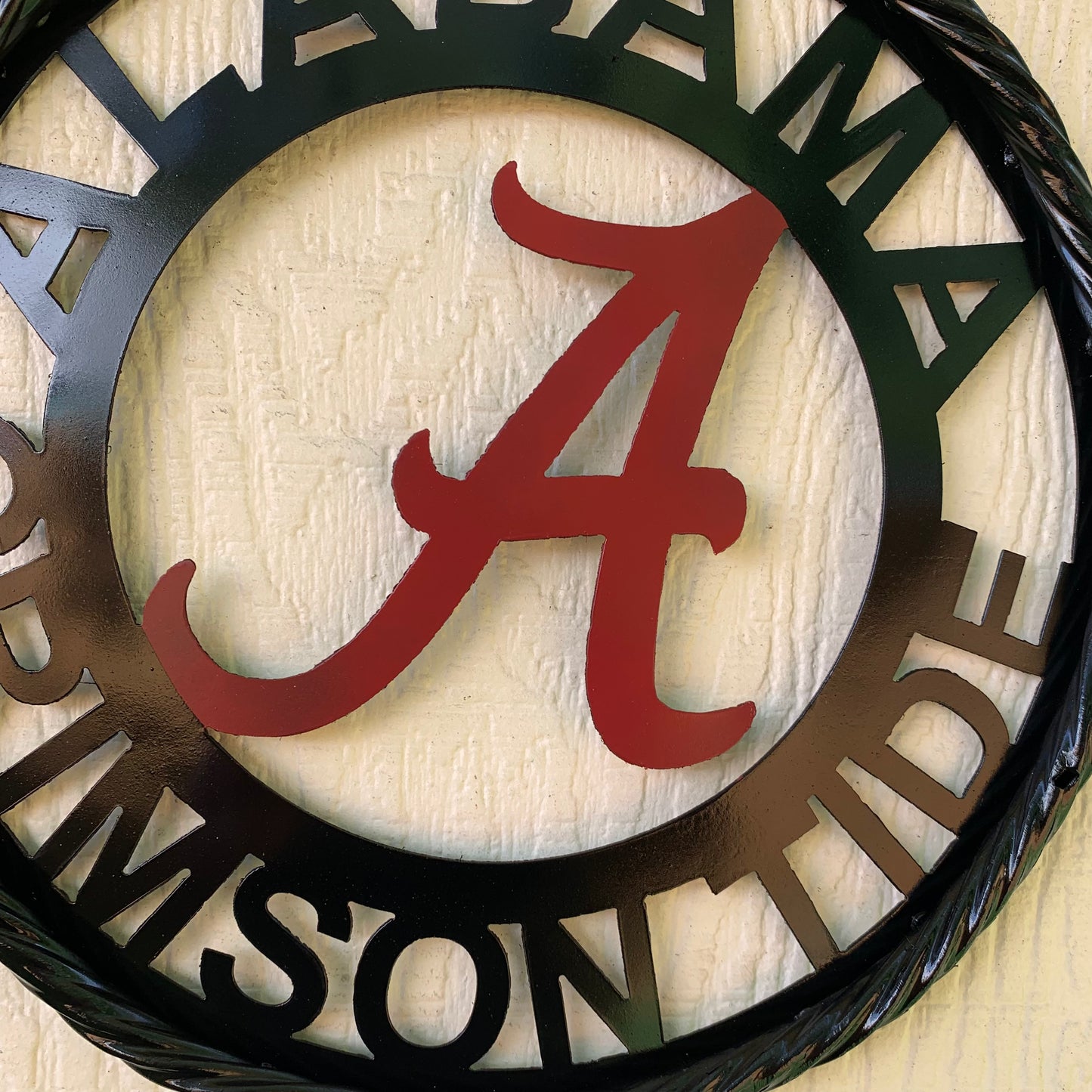 ALABAMA CRIMSON TIDE LASERCUT CUSTOM METAL VINTAGE CRAFT SIGN TEAM WESTERN HOME DECOR