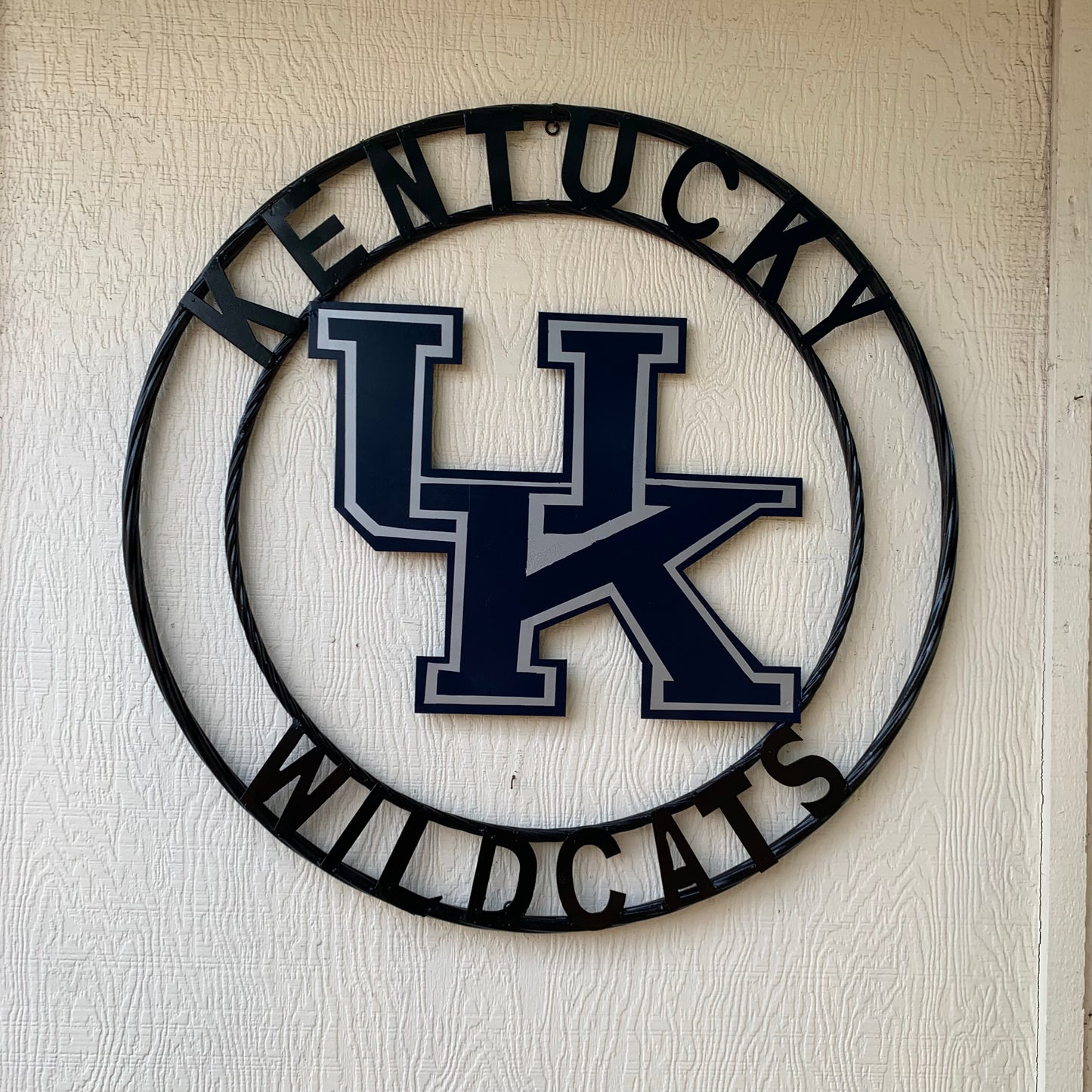 KENTUCKY WILDCATS CUSTOM METAL VINTAGE CRAFT SIGN WESTERN HOME DECOR HANDMADE