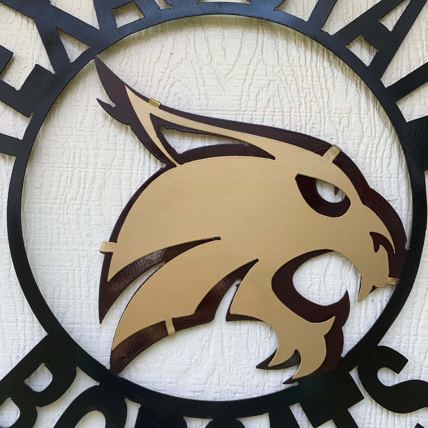12",18",24",32",36" TEXAS STATE BOBCATS CUSTOM METAL VINTAGE CRAFT SIGN TEAM WESTERN HOME DECOR HANDMADE