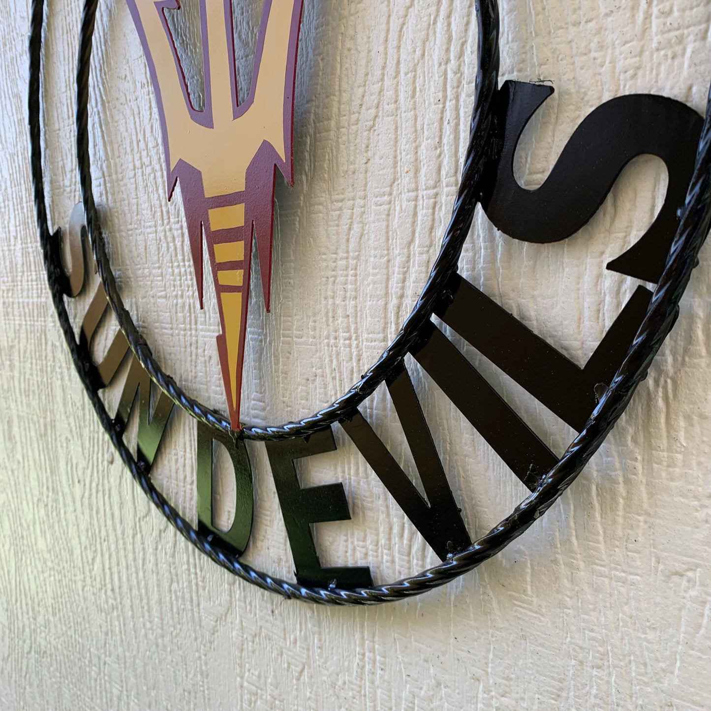 12", 18", 24", 32" ASU SUNDEVILS ARIZONA STATE CUSTOM METAL VINTAGE CRAFT SIGN TEAM WESTERN HOME DECOR HANDMADE