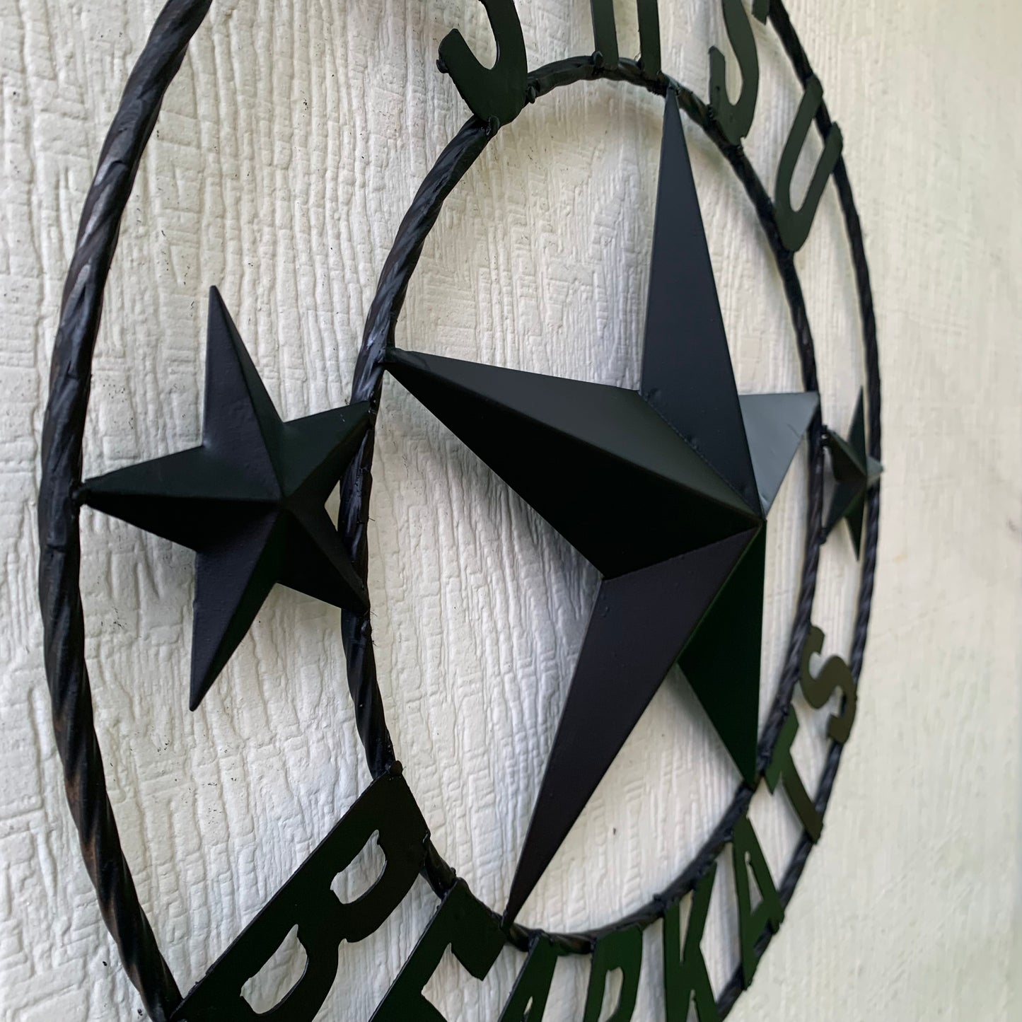 24",32" SHSU SAM HOUSTON BEARKATS RUSTIC BLACK METAL CUSTOM VINTAGE CRAFT RUSTIC BLACK TEAM STAR HANDMADE
