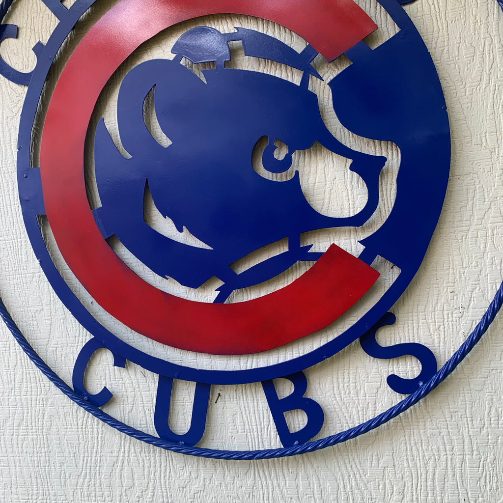 MLB Painted Birdhouse - Chicago Cubs