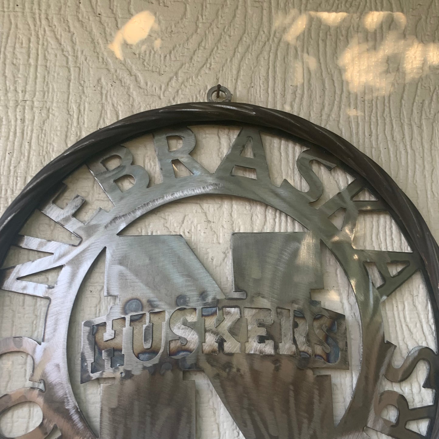 12", 18", 24", 32" NEBRASKA HUSKERS RAW METAL CUSTOM VINTAGE CRAFT TEAM SIGN