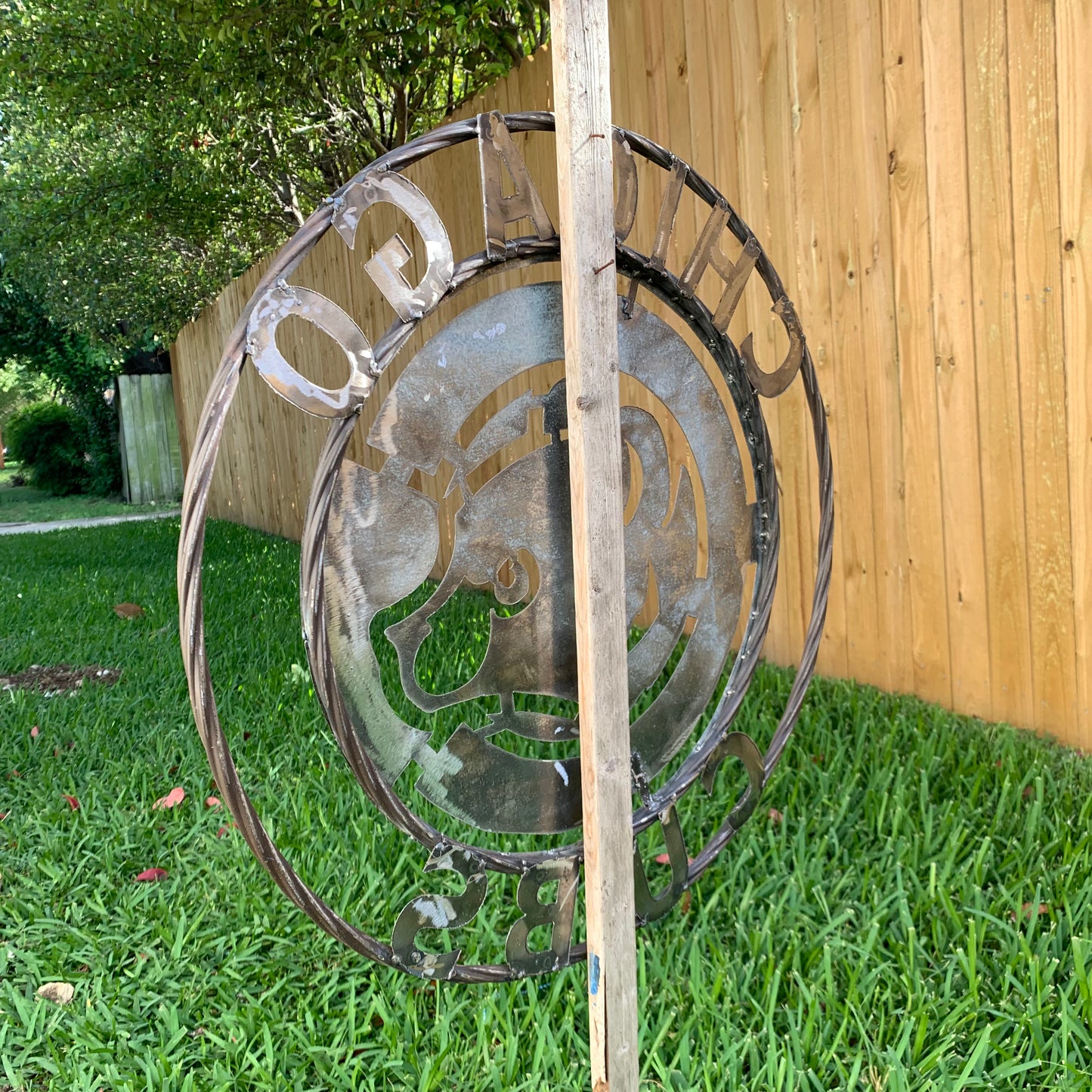 12", 18", 24", 32" CHICAGO CUBS CUSTOM RAW METAL VINTAGE CRAFT TEAM SPORTS SIGN HANDMADE
