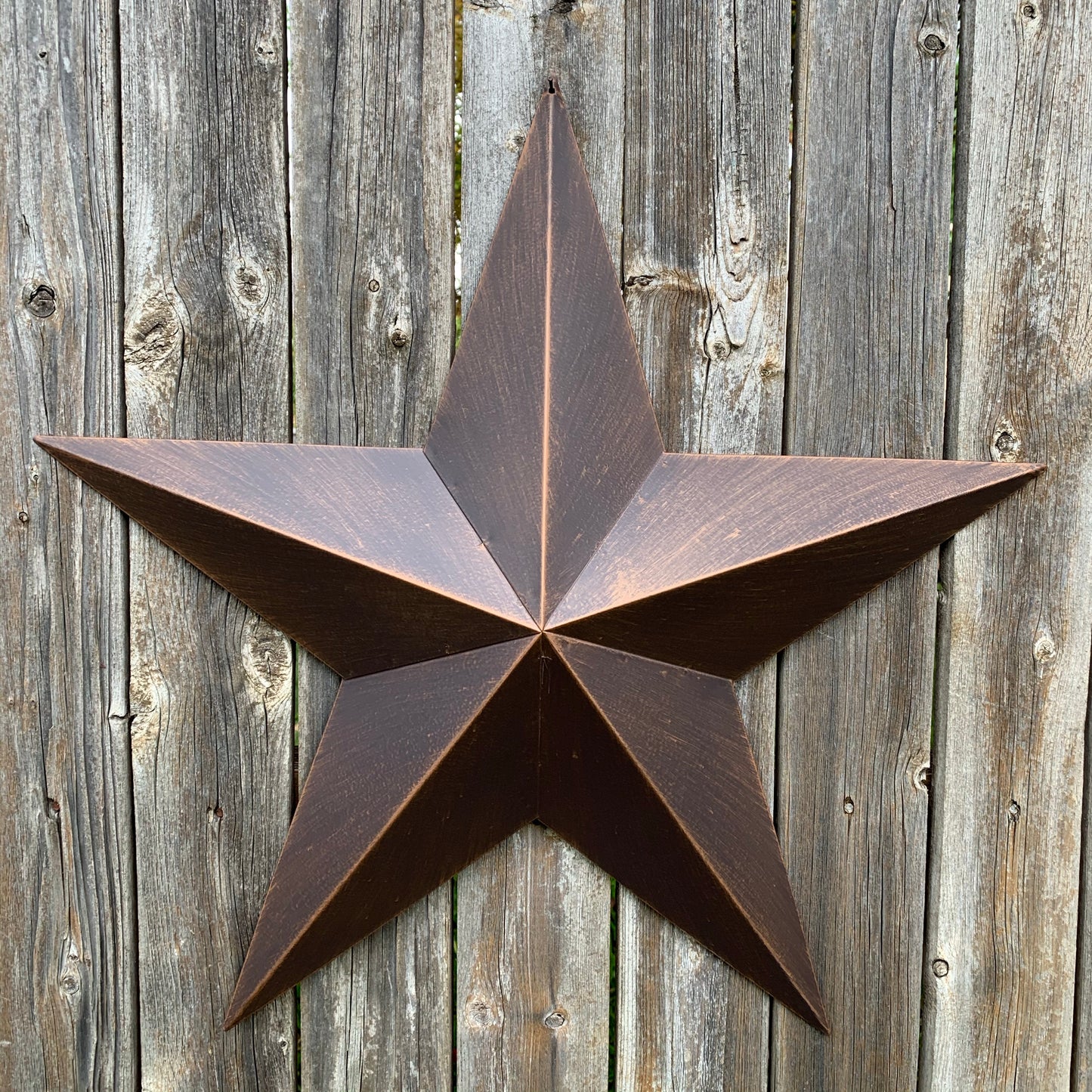 12",16",22",24",30",36" RUSTIC BRONZE BARN STAR 5 POINT METAL STAR OF DAVID WESTERN HOME DECOR HANDMADE NEW 3" TO 36"-#EH10044
