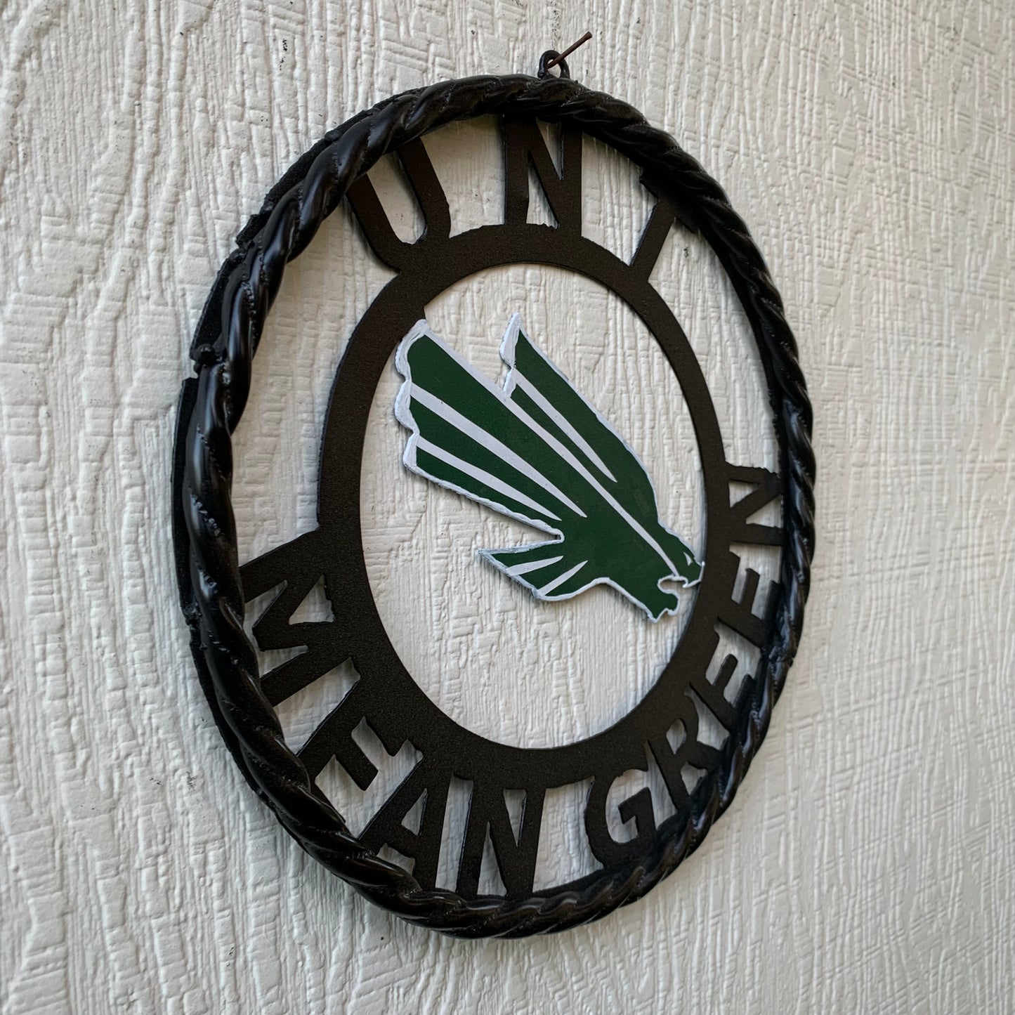 12",18",24" UNT MEAN GREEN CUSTOM METAL VINTAGE CRAFT TEAM SIGN WESTERN HOME DECOR HANDMADE