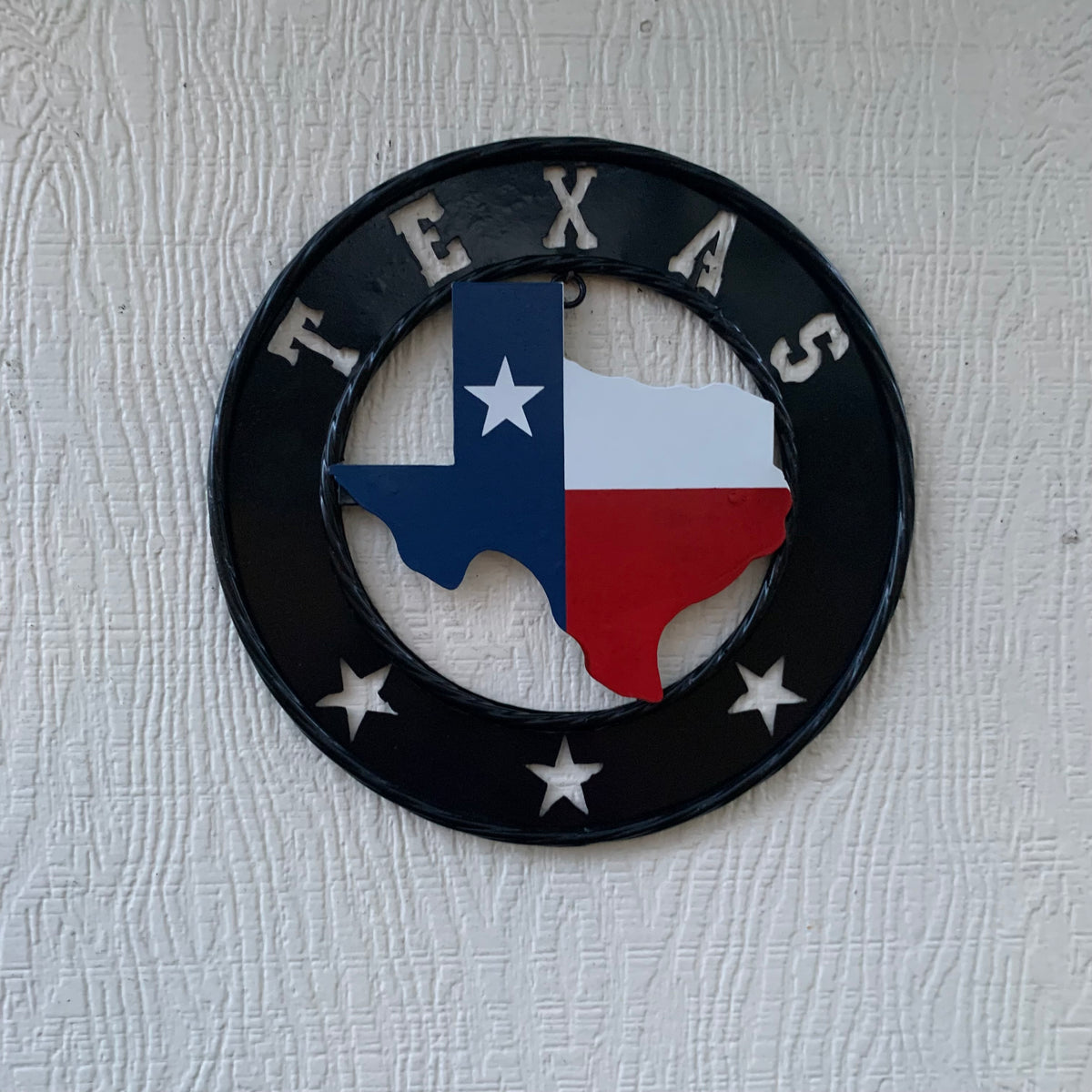 12" STATE OF TEXAS MAP CUSTOM METAL VINTAGE CRAFT SIGN WESTERN HOME DECOR NEW