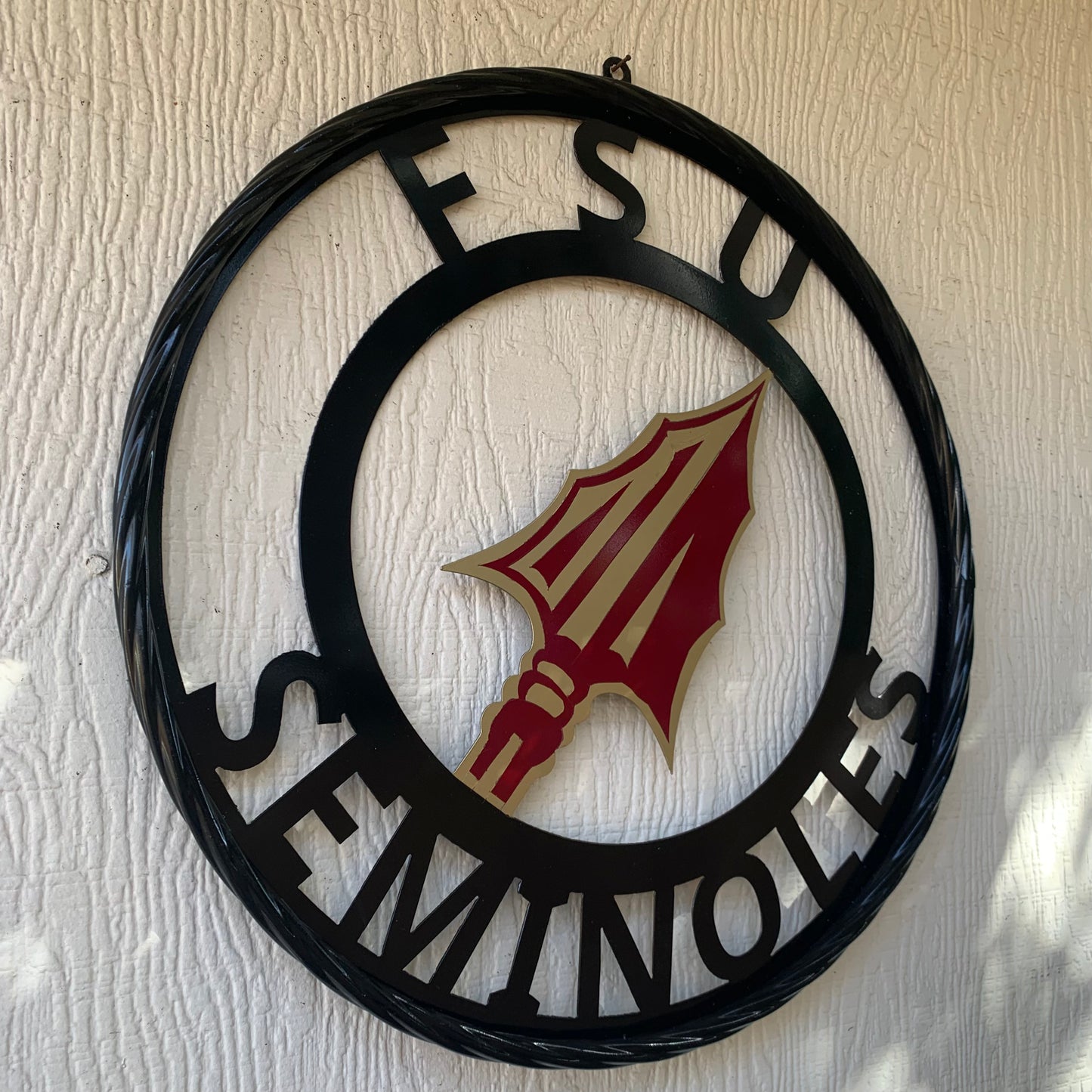 FSU SEMINOLES FLORIDA METAL CUSTOM VINTAGE CRAFT TEAM SIGN HANDMADE 12",18",24",36"