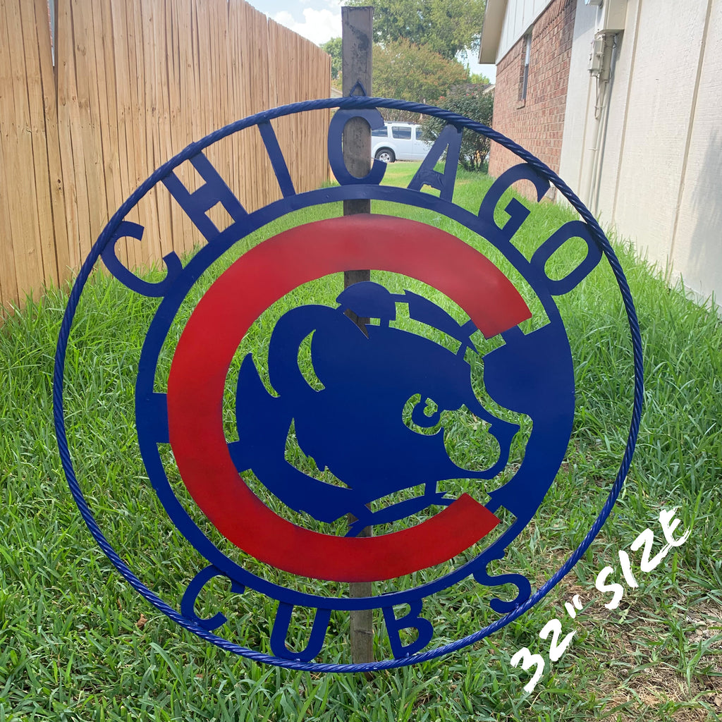 MLB Painted Birdhouse - Chicago Cubs
