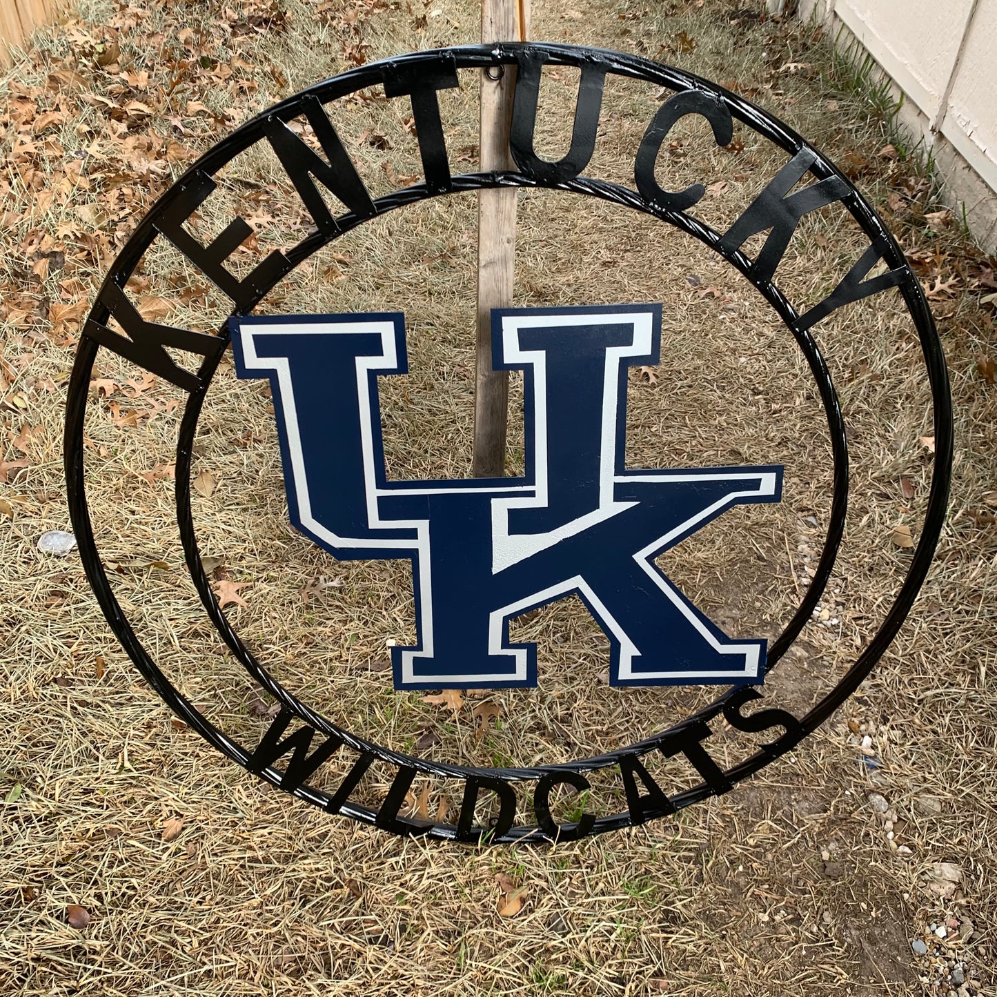 KENTUCKY WILDCATS CUSTOM METAL VINTAGE CRAFT SIGN WESTERN HOME DECOR HANDMADE