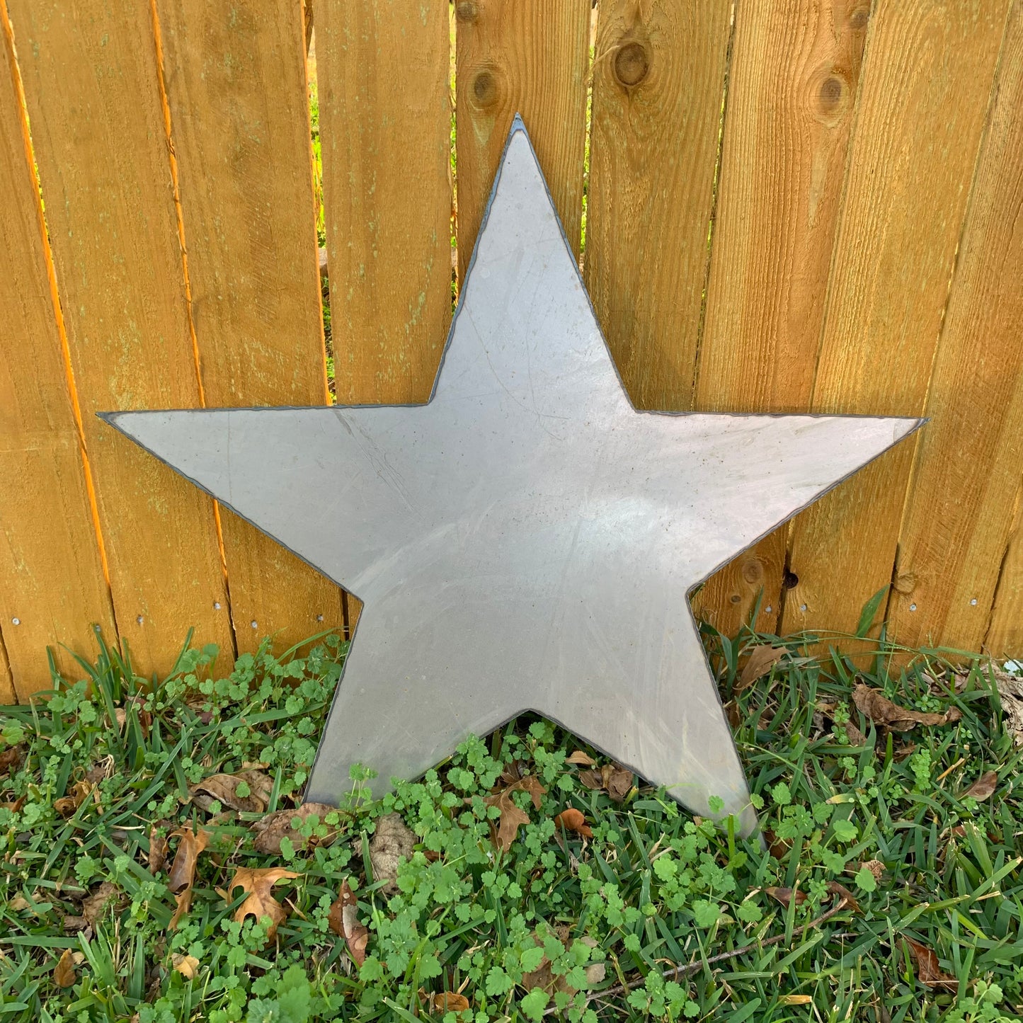 FLAT STAR PLAIN LASERCUT RAW METAL ART WESTERN HOME DECOR RUSTIC HANDMADE CRAFT NEW