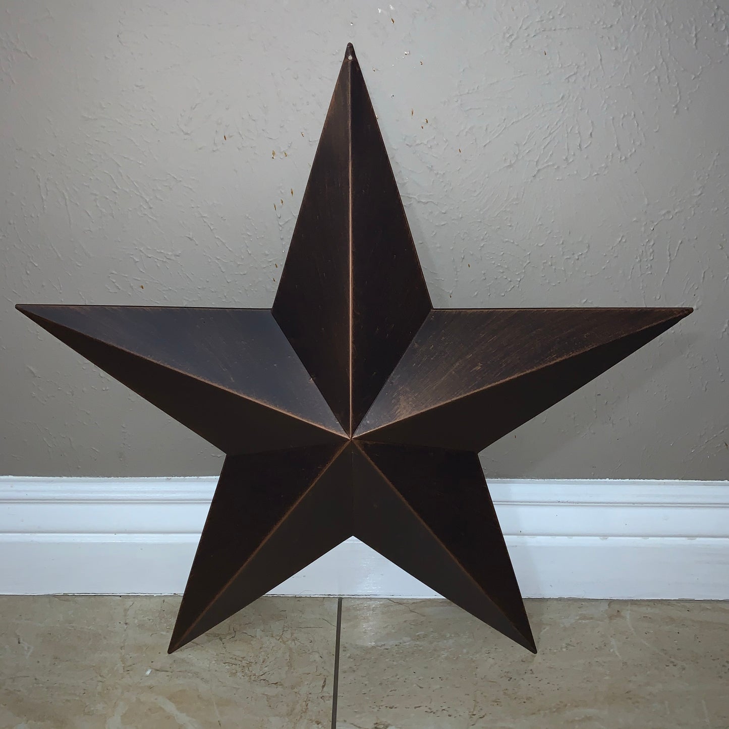 12",16",22",24",30",36" RUSTIC BRONZE BARN STAR 5 POINT METAL STAR OF DAVID WESTERN HOME DECOR HANDMADE NEW 3" TO 36"-#EH10044