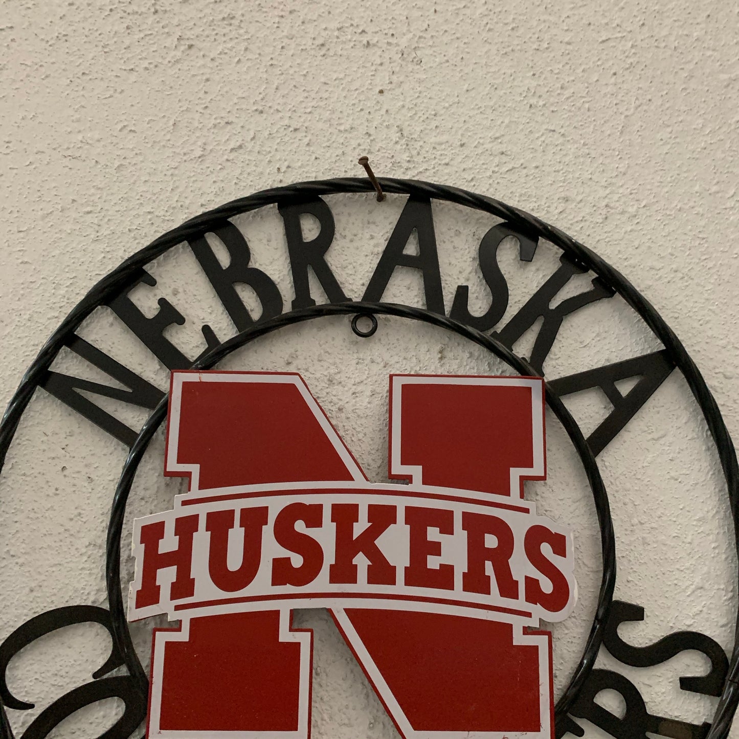 12", 18", 24", 32" NEBRASKA HUSKERS METAL CUSTOM VINTAGE CRAFT TEAM SIGN