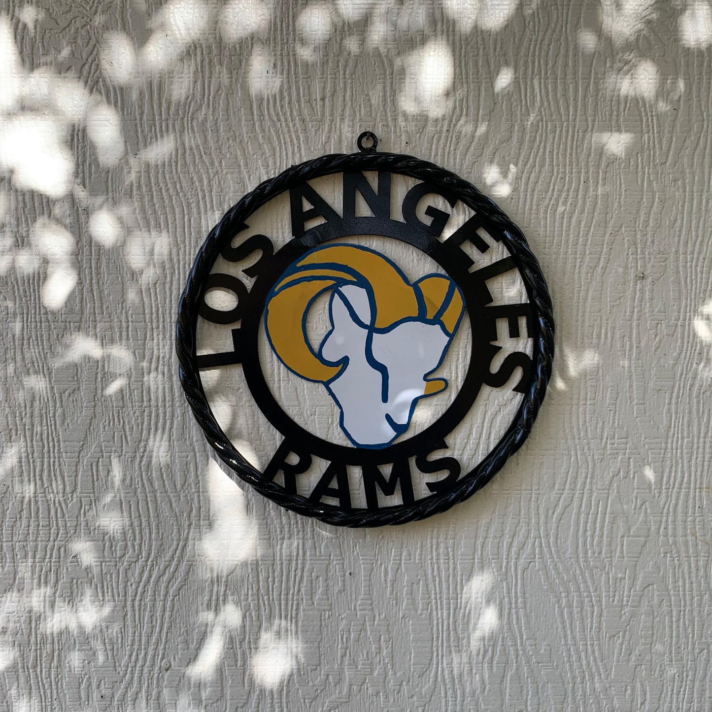 12", 18", 24", 32" LOS ANGES RAMS METAL CUSTOM VINTAGE CRAFT WALL ART TEAM SIGN HANDMADE