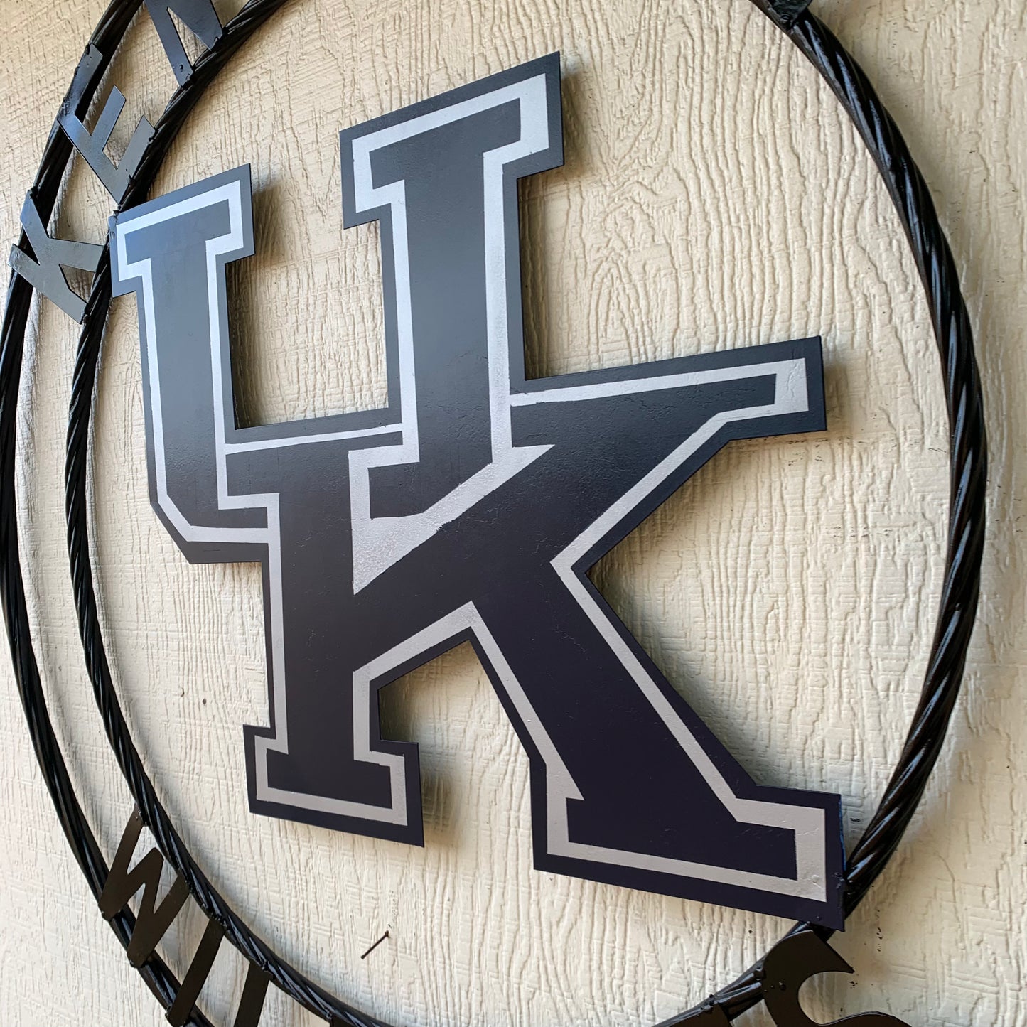 KENTUCKY WILDCATS CUSTOM METAL VINTAGE CRAFT SIGN WESTERN HOME DECOR HANDMADE